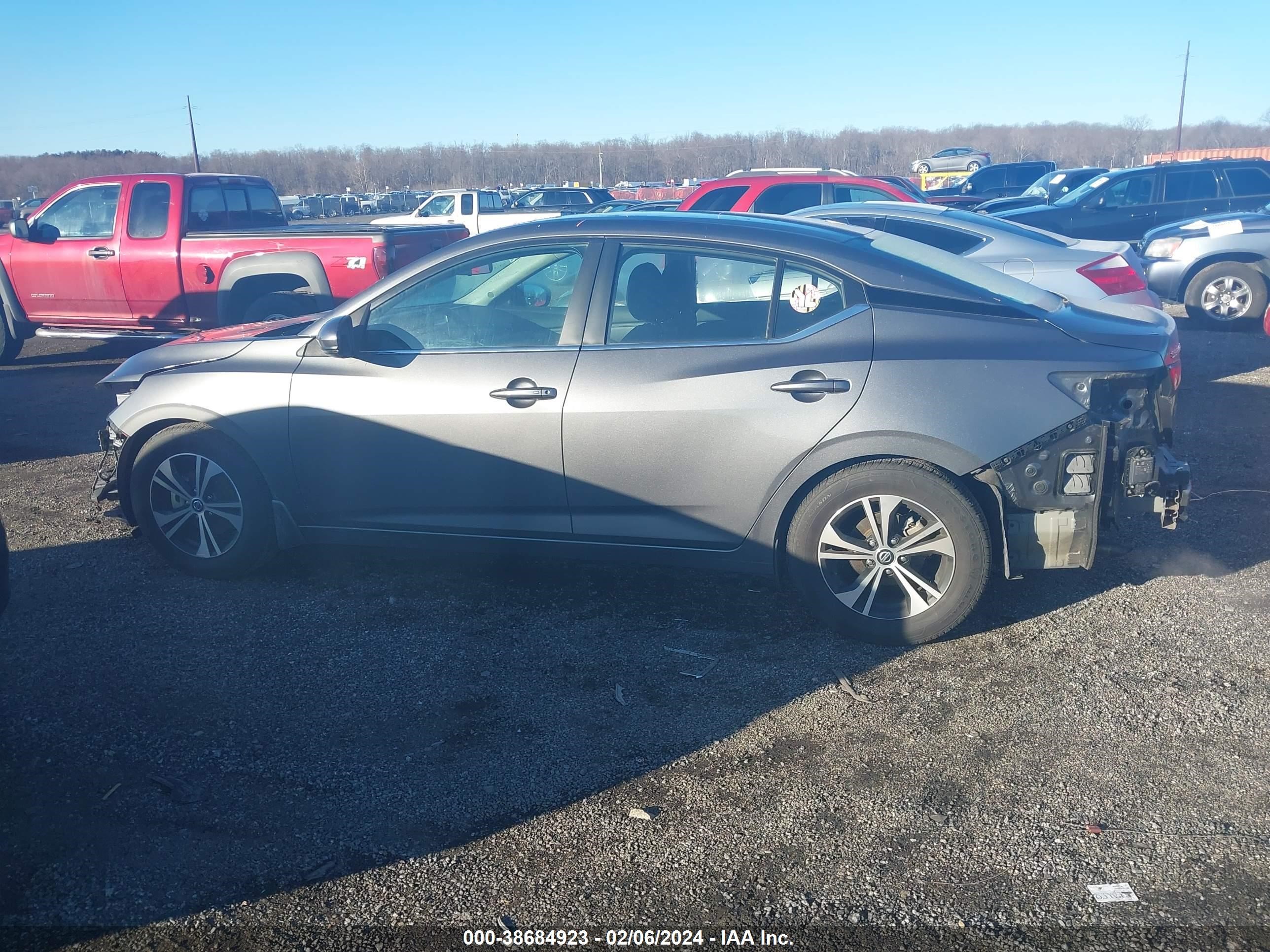 2020 Nissan Sentra Sv Xtronic Cvt vin: 3N1AB8CV5LY289278