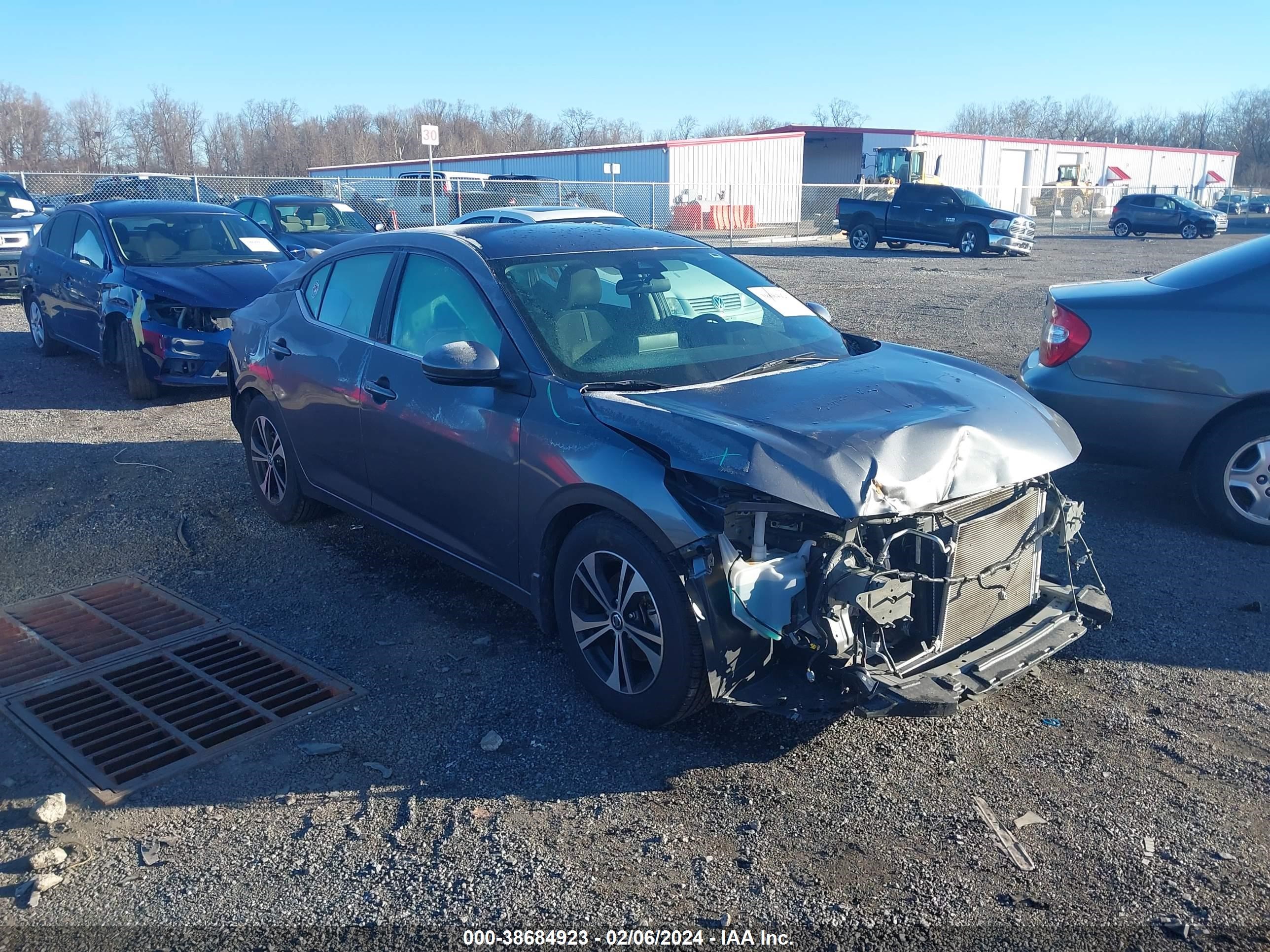 2020 Nissan Sentra Sv Xtronic Cvt vin: 3N1AB8CV5LY289278