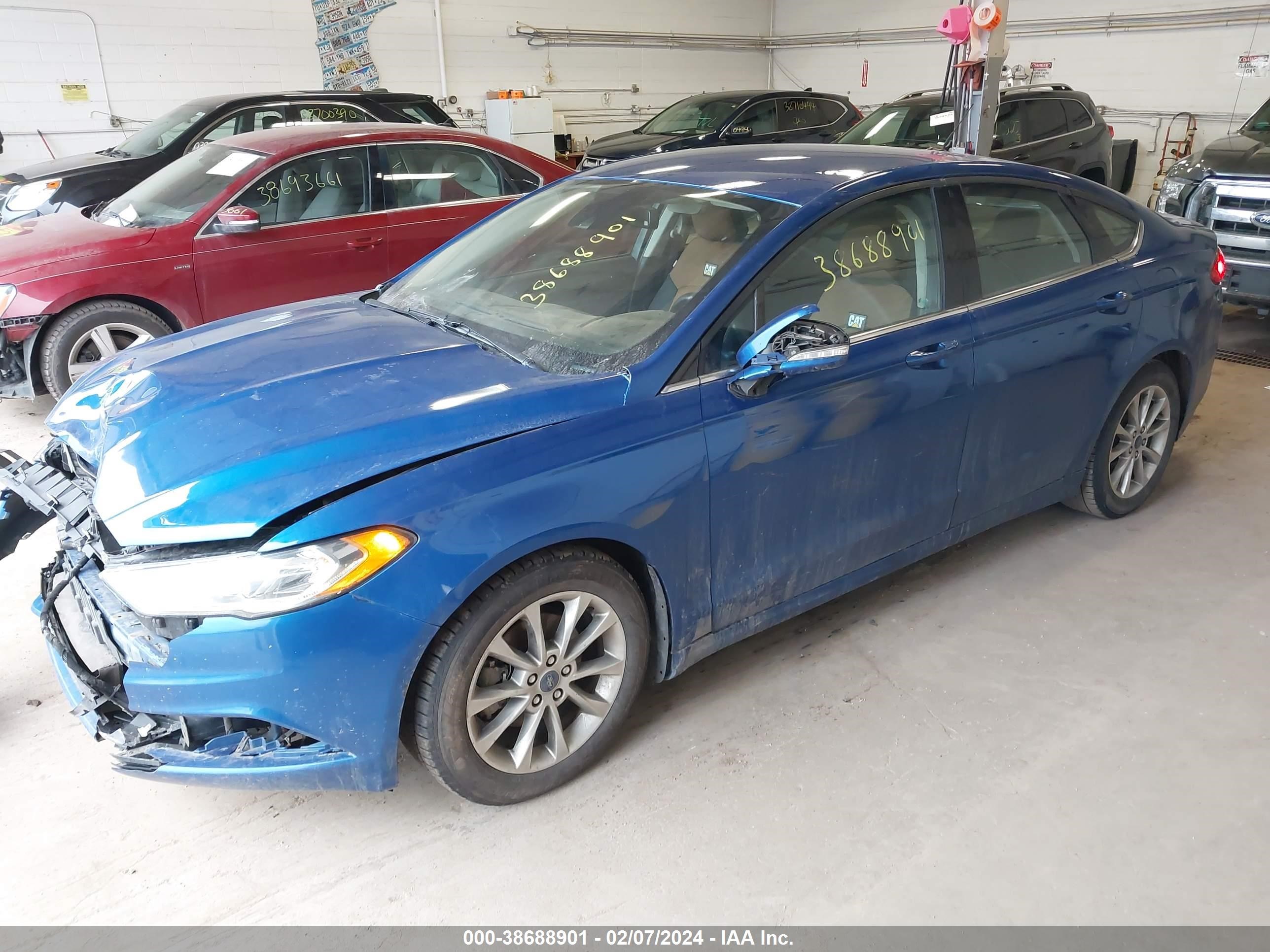 2017 Ford Fusion Se vin: 3FA6P0H75HR375035