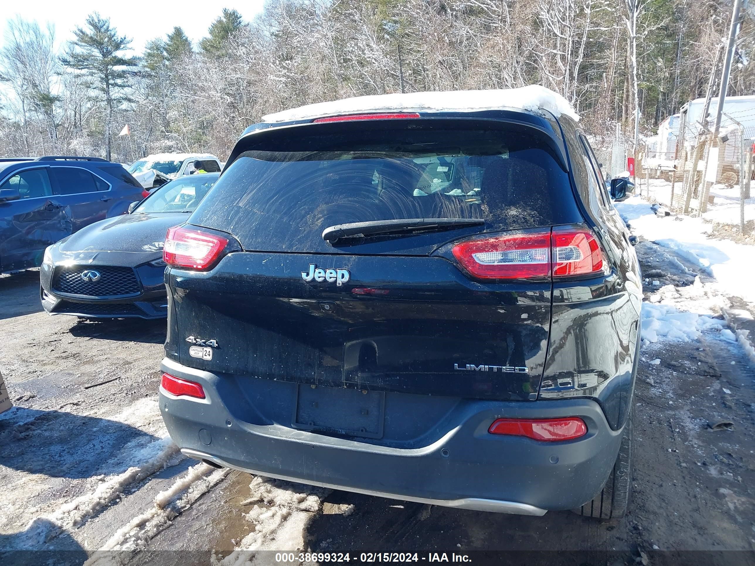 2018 Jeep Cherokee Limited 4X4 vin: 1C4PJMDB3JD509377