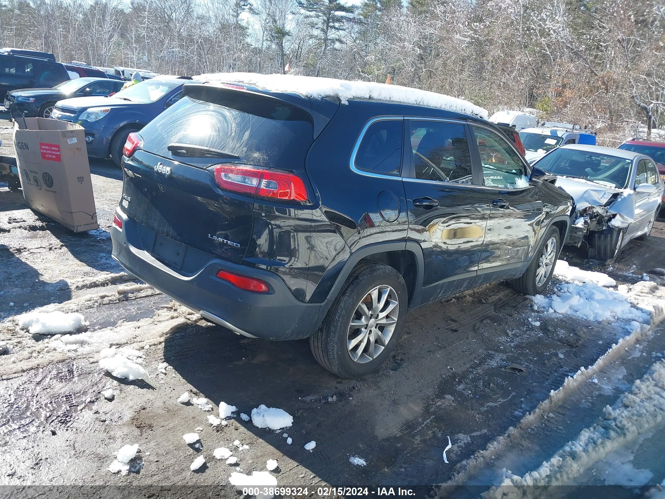 2018 Jeep Cherokee Limited 4X4 vin: 1C4PJMDB3JD509377