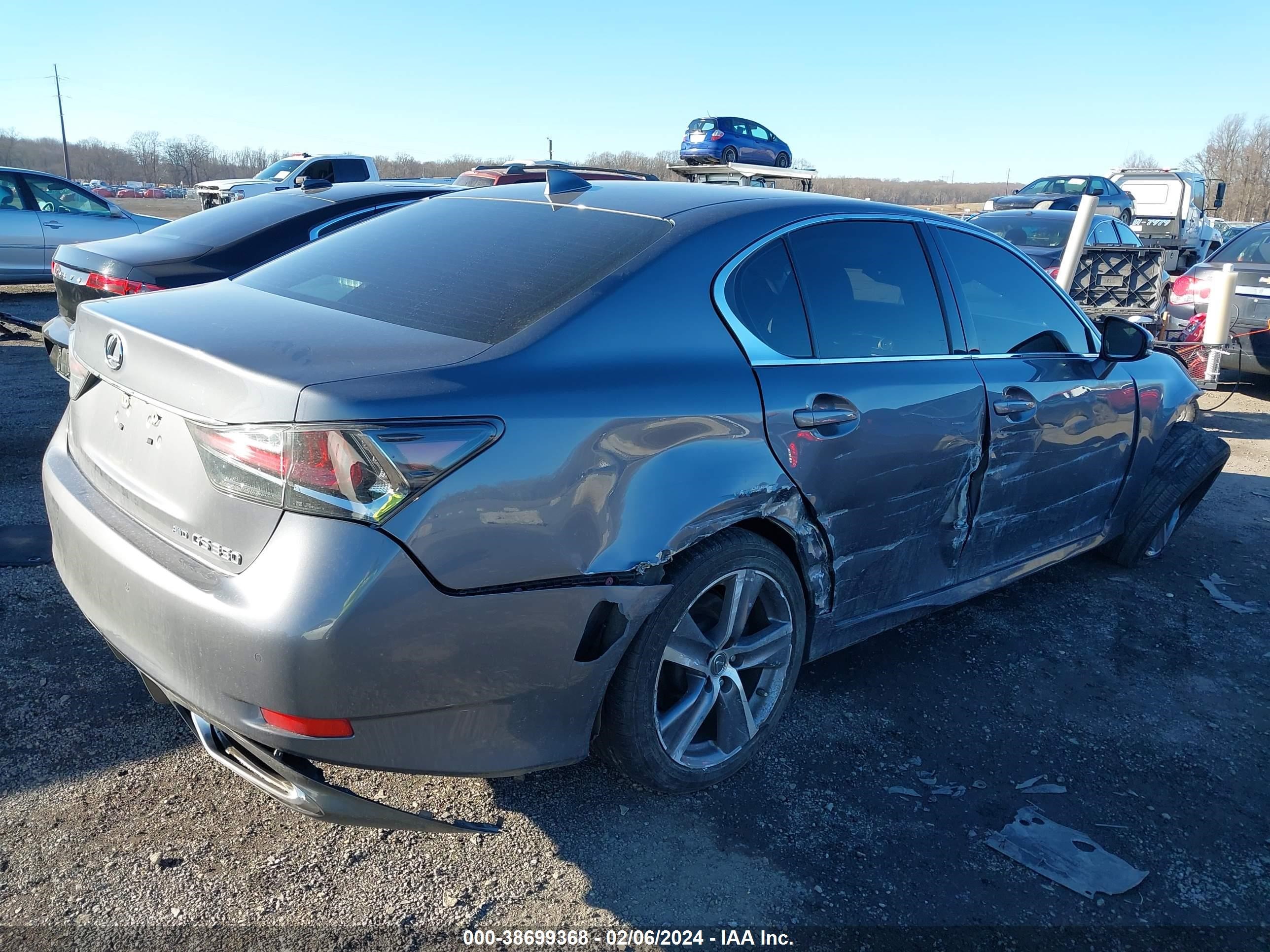 2016 Lexus Gs 350 vin: JTHCZ1BL0GA000602