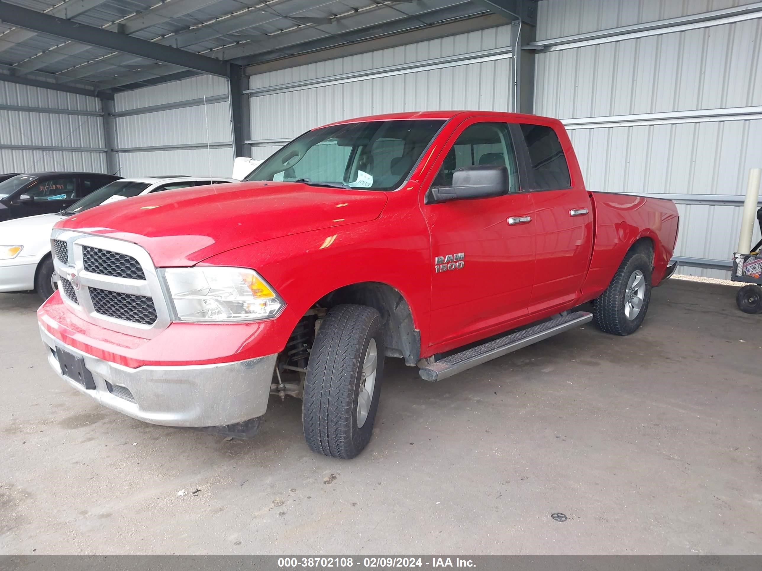 2017 Ram 1500 Slt Quad Cab 4X4 6'4 Box vin: 1C6RR7GG6HS544163