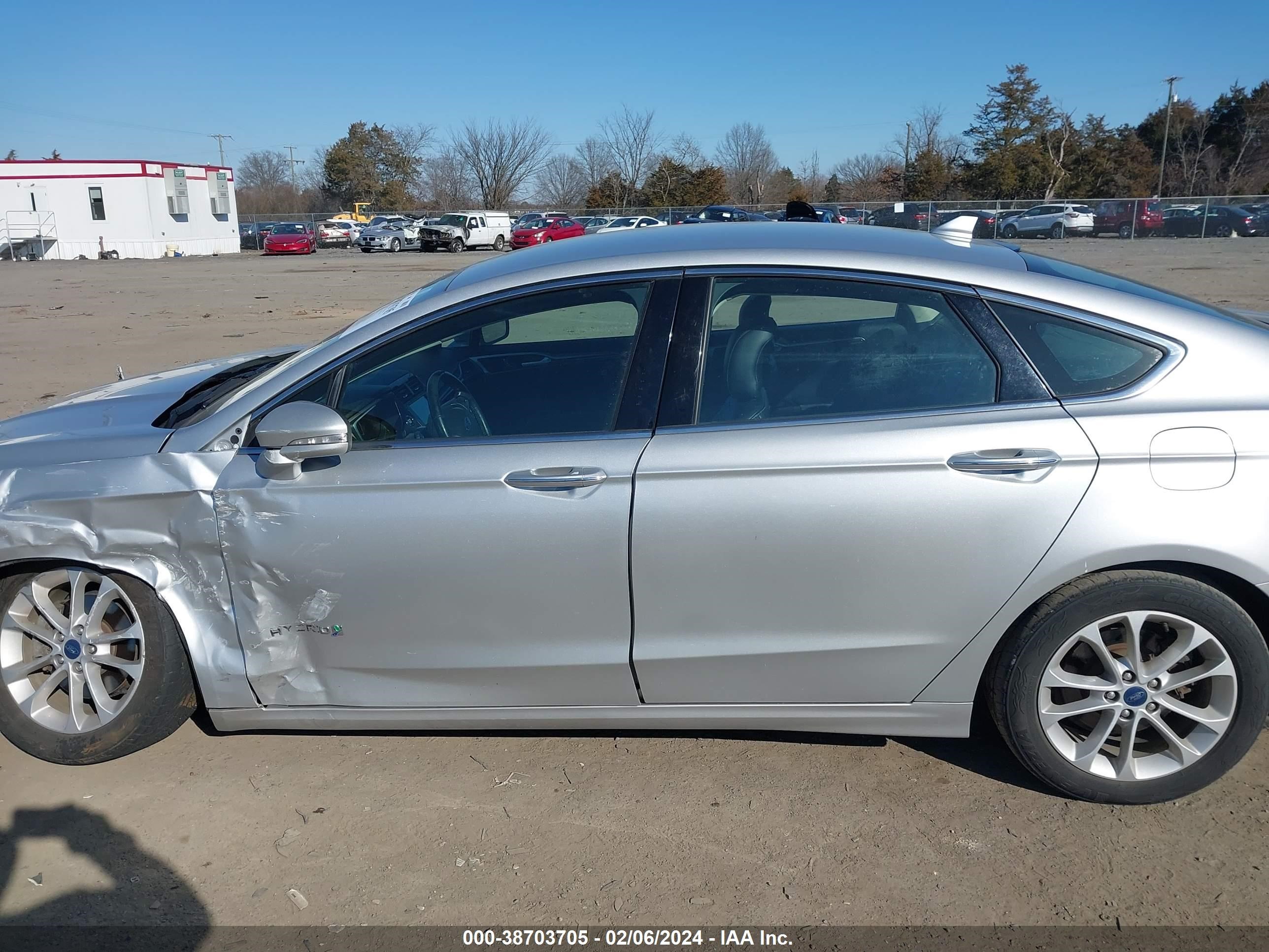 2019 Ford Fusion Hybrid Sel vin: 3FA6P0MUXKR260238