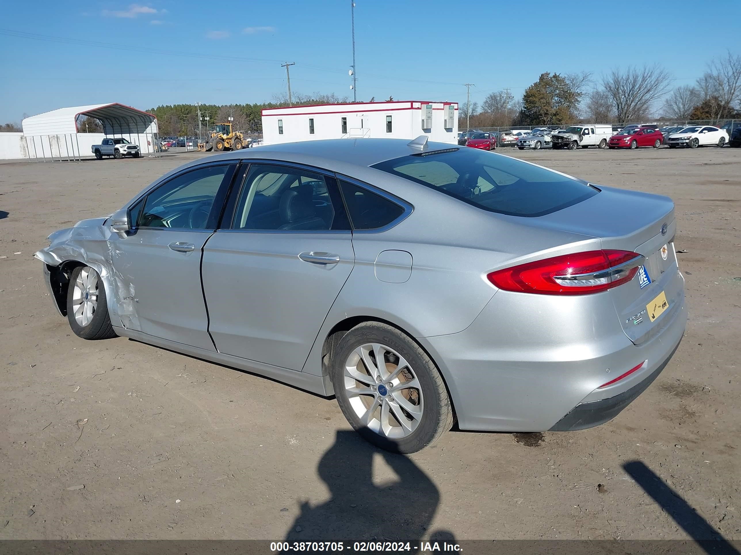 2019 Ford Fusion Hybrid Sel vin: 3FA6P0MUXKR260238