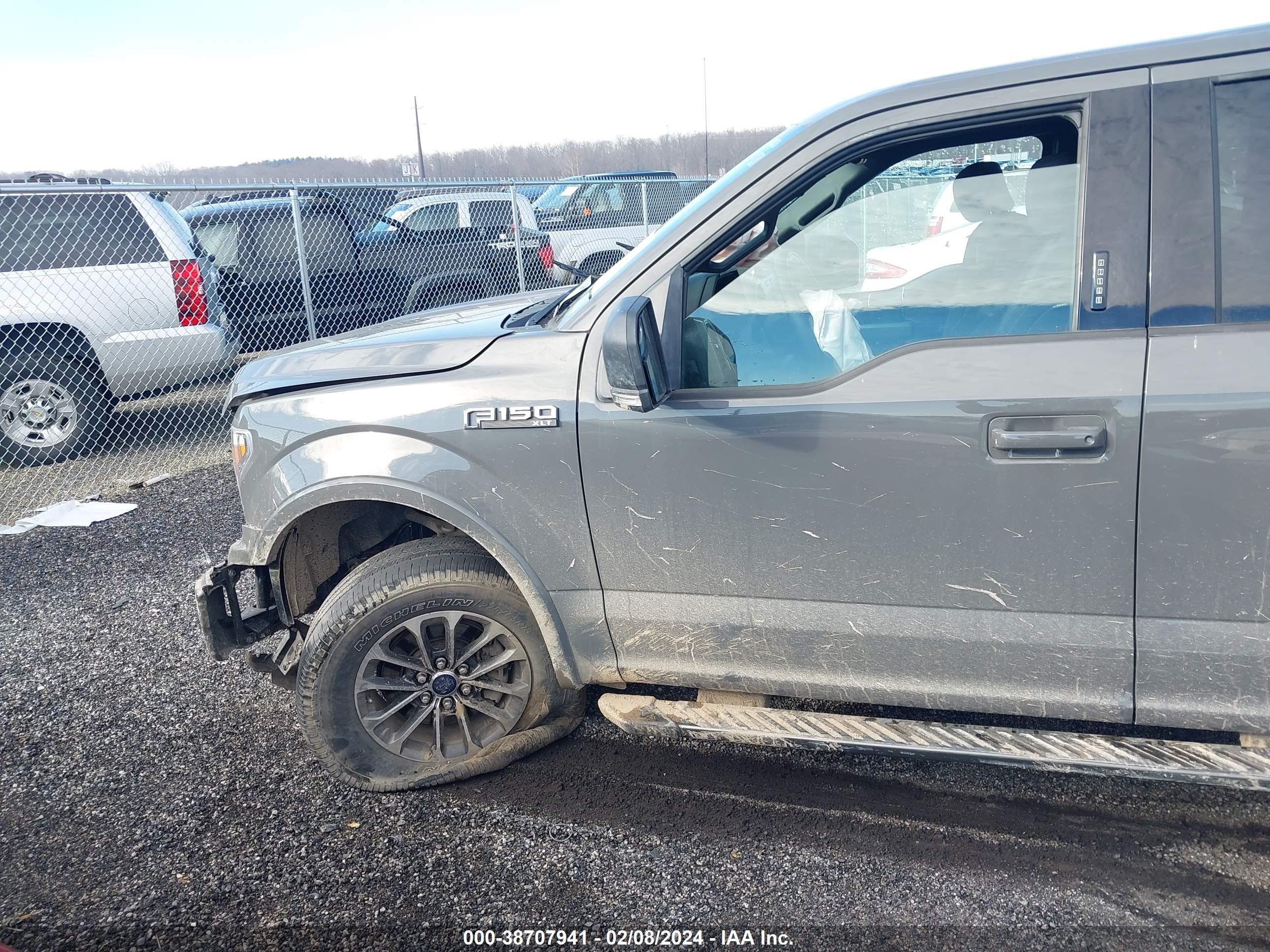 2018 Ford F-150 Xlt vin: 1FTFX1E54JFB09706