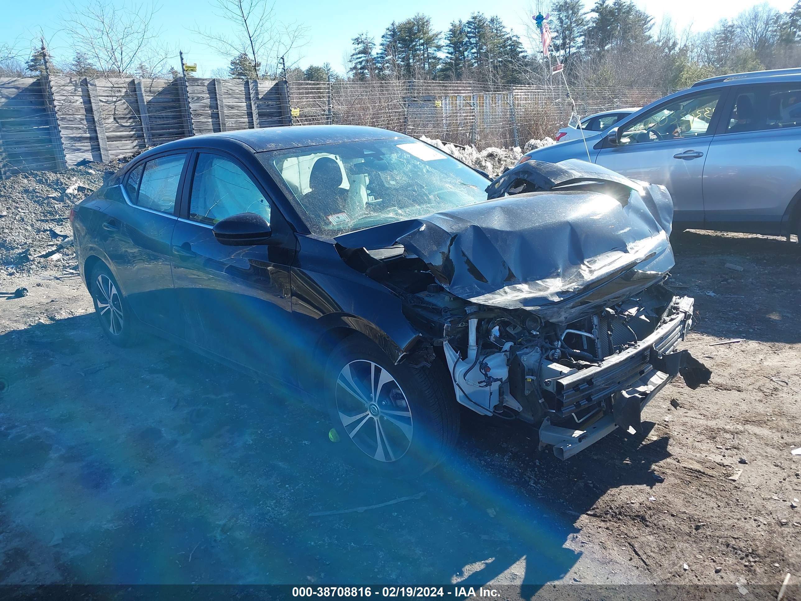 2021 Nissan Sentra Sv Xtronic Cvt vin: 3N1AB8CV4MY224911