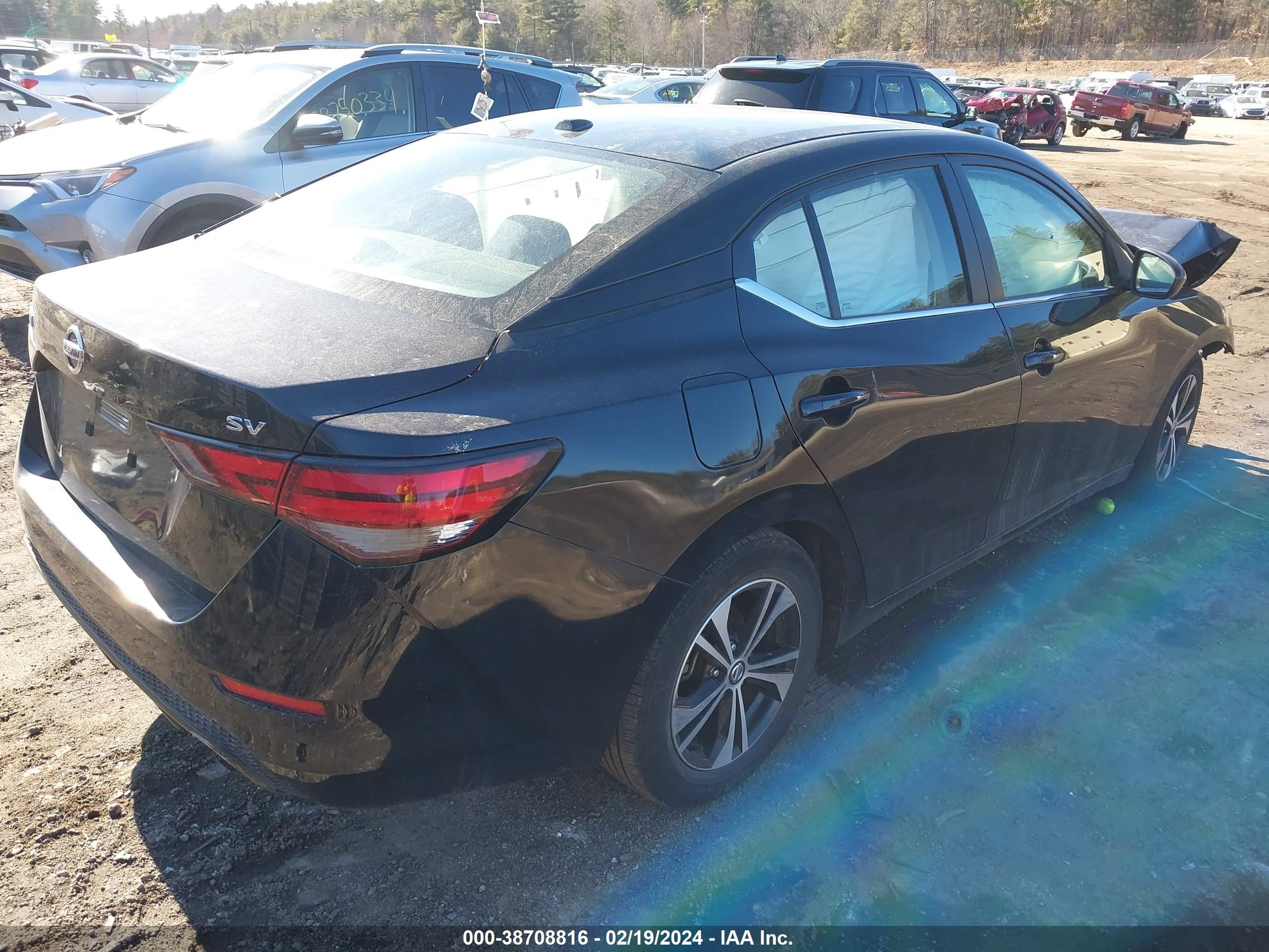 2021 Nissan Sentra Sv Xtronic Cvt vin: 3N1AB8CV4MY224911