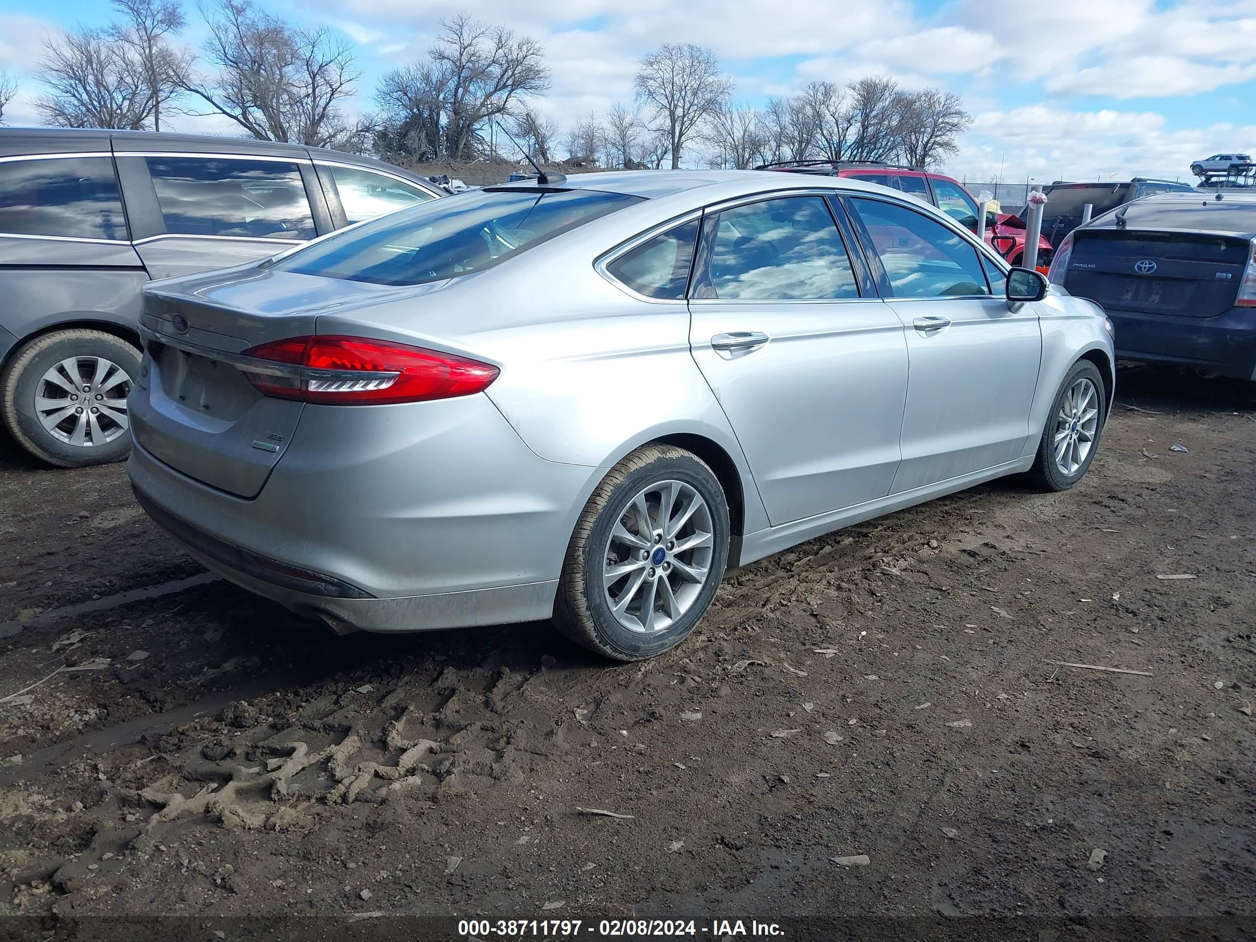 2017 Ford Fusion Se vin: 3FA6P0HD4HR122763