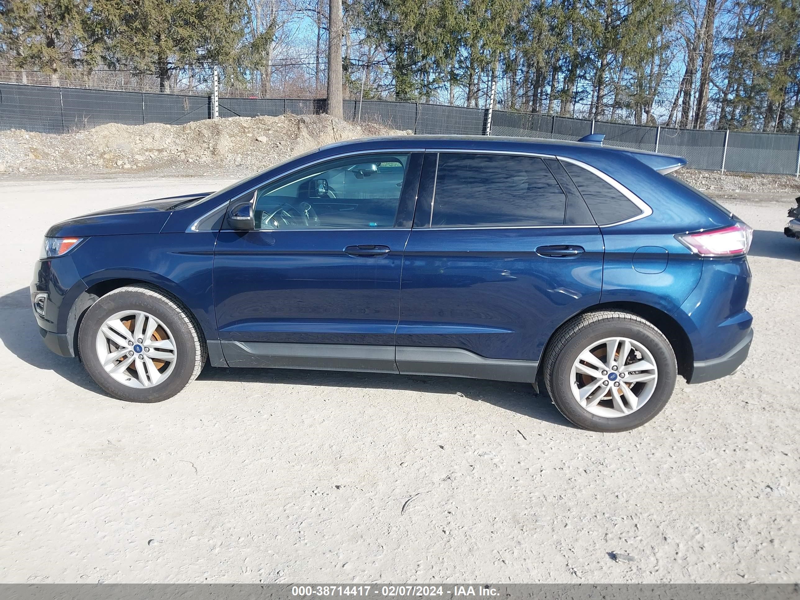 2017 Ford Edge Sel vin: 2FMPK4J89HBC68104