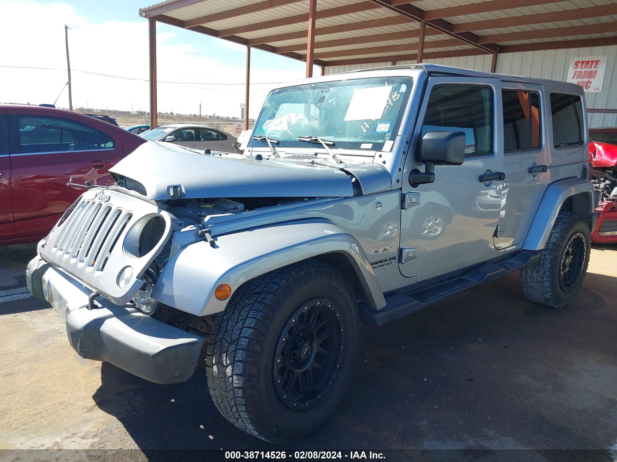 2017 Jeep Wrangler Unlimited Sahara 4X4 vin: 1C4BJWEG3HL516829