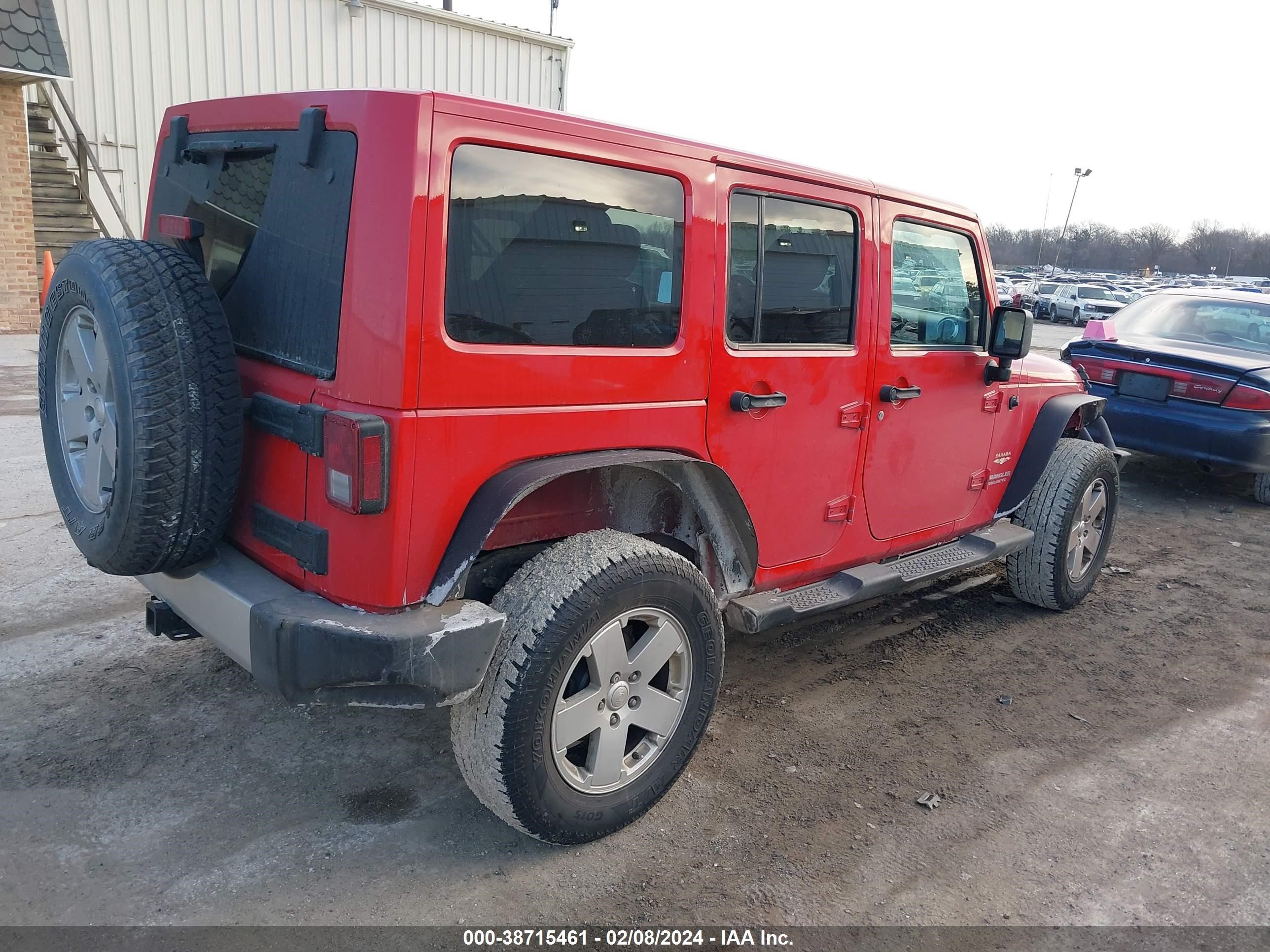 2012 Jeep Wrangler Unlimited Sahara vin: 1C4BJWEG3CL196081