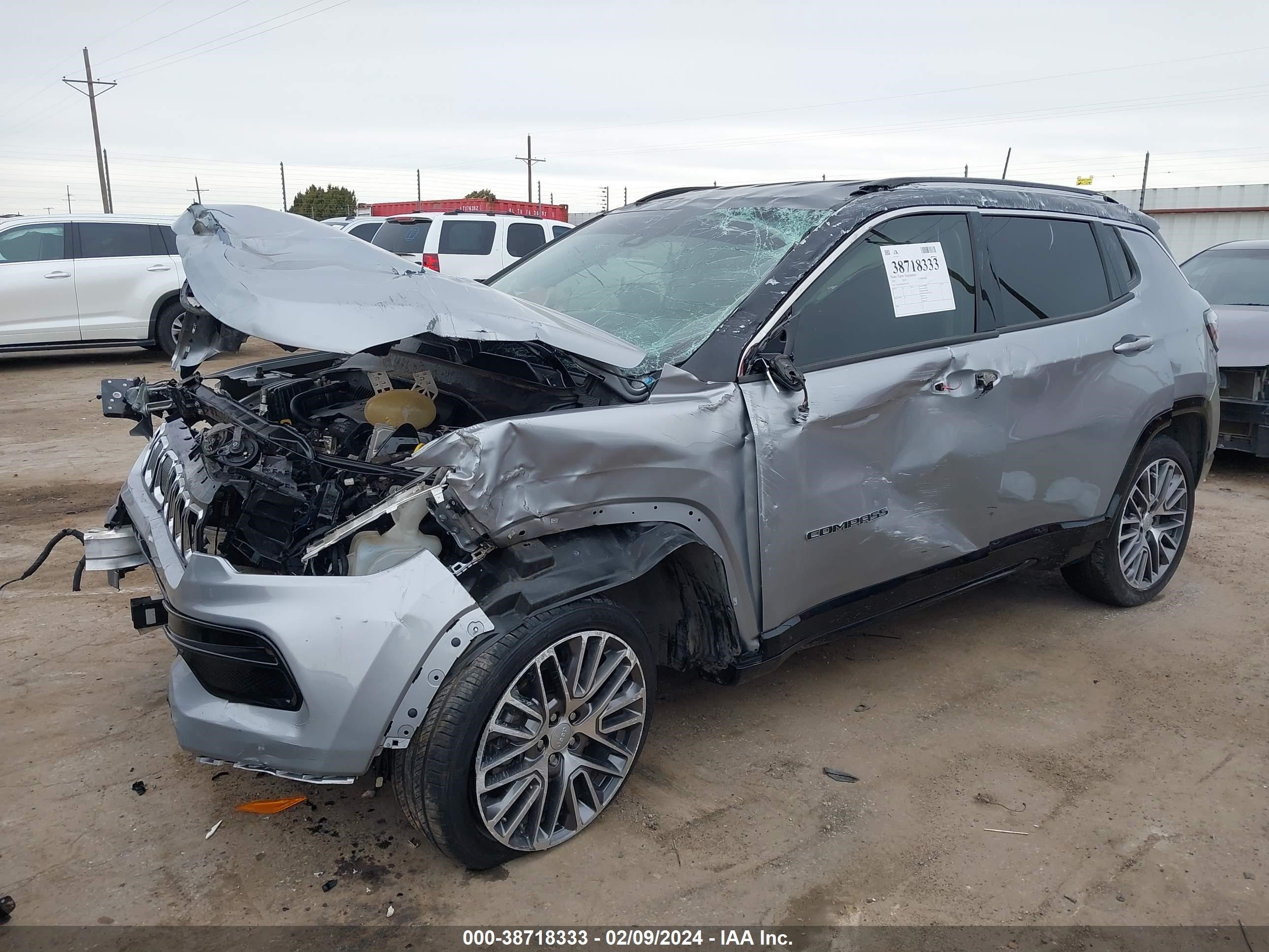 2022 Jeep Compass Limited 4X4 vin: 3C4NJDCB2NT145347