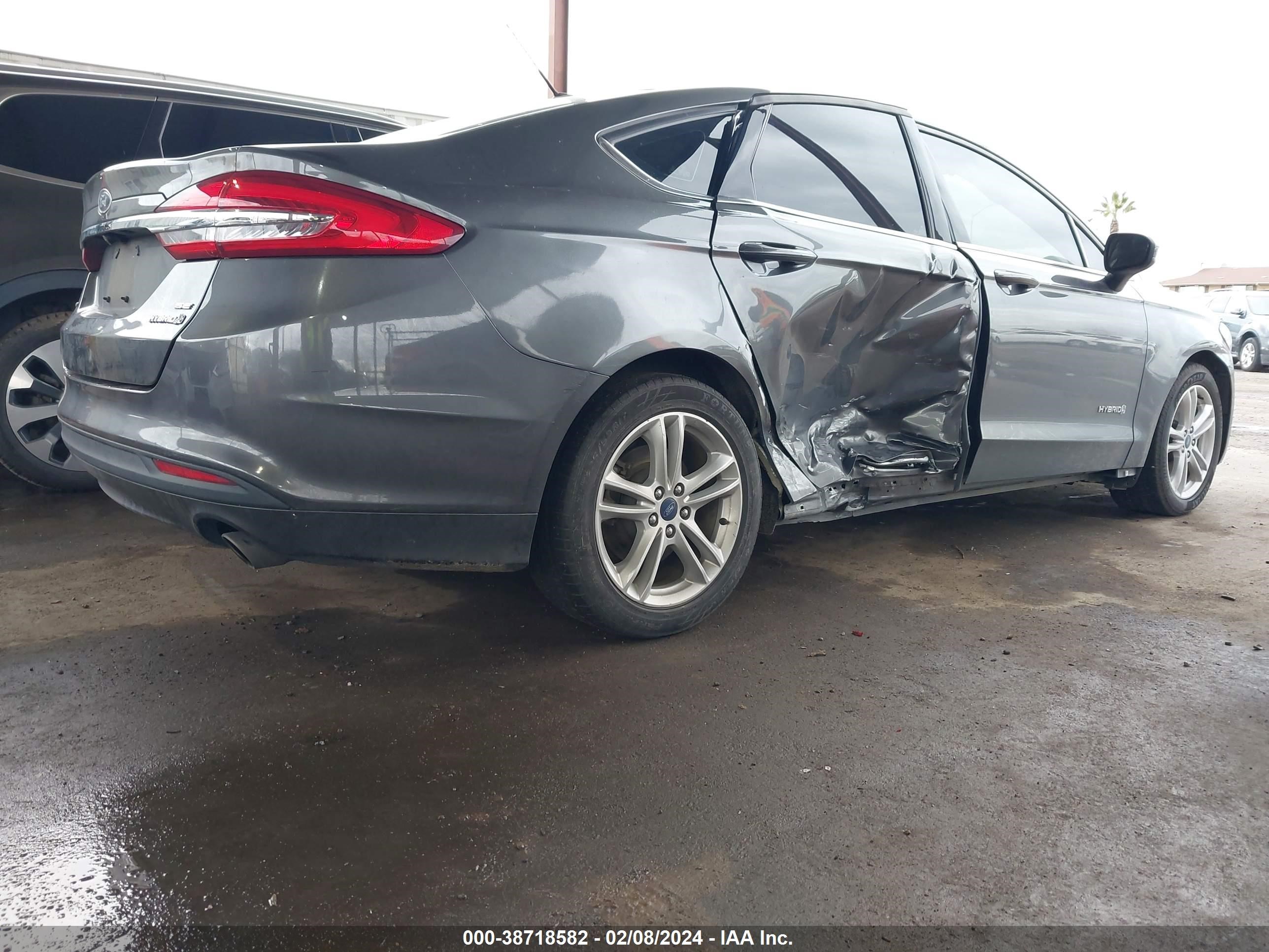 2018 Ford Fusion Hybrid Se vin: 3FA6P0LU7JR169556