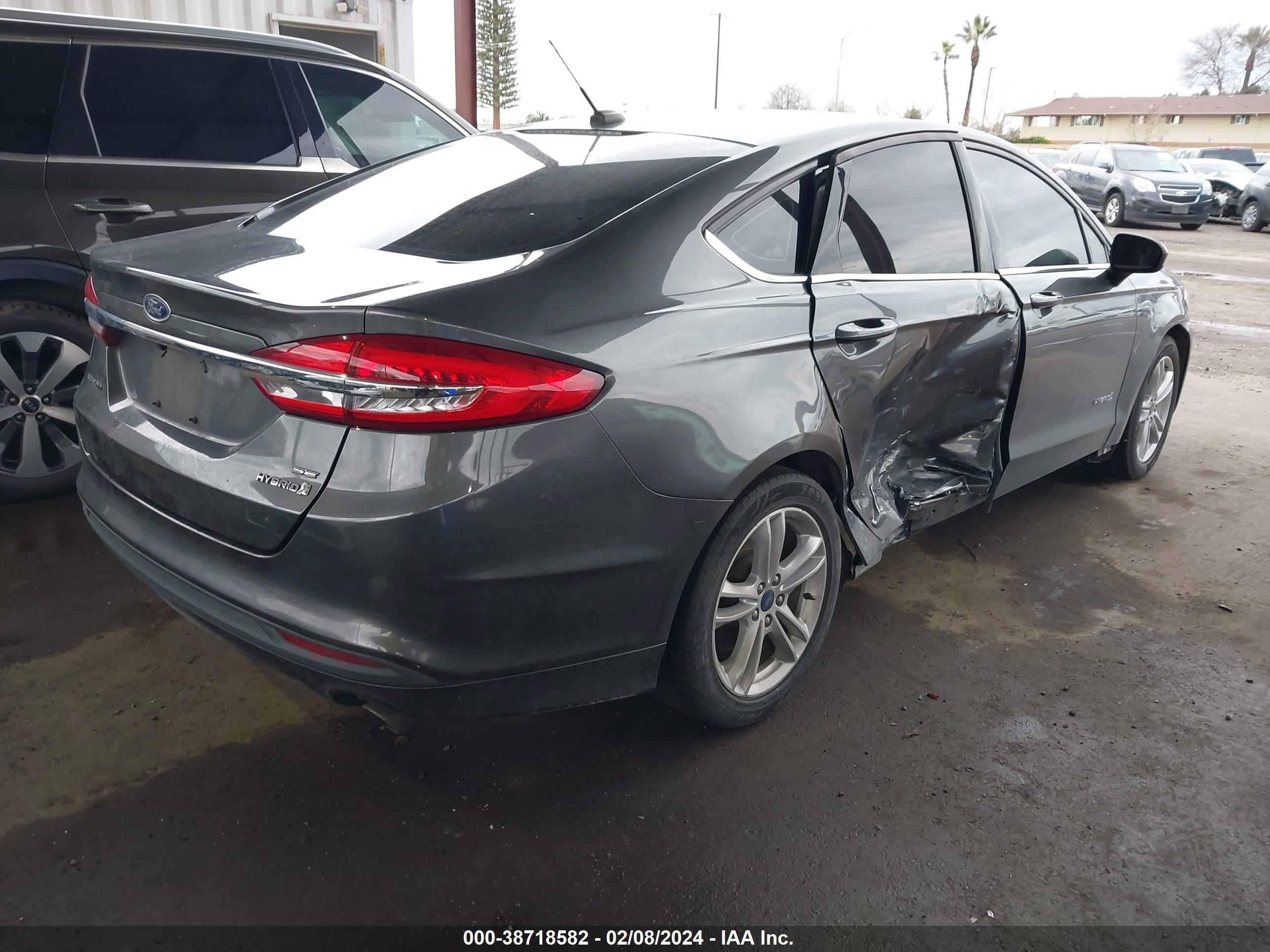 2018 Ford Fusion Hybrid Se vin: 3FA6P0LU7JR169556