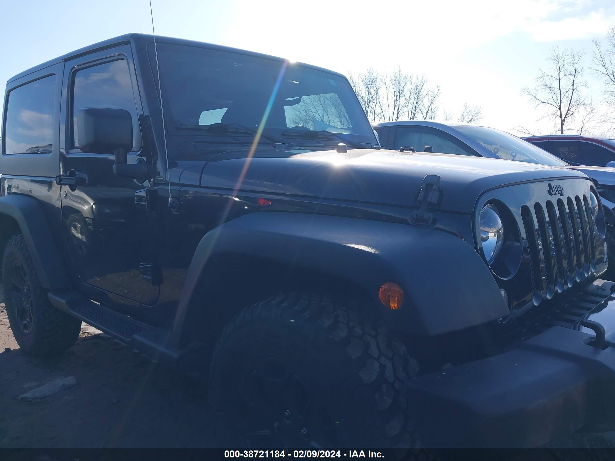 2015 Jeep Wrangler Sport vin: 1C4AJWAG1FL581791