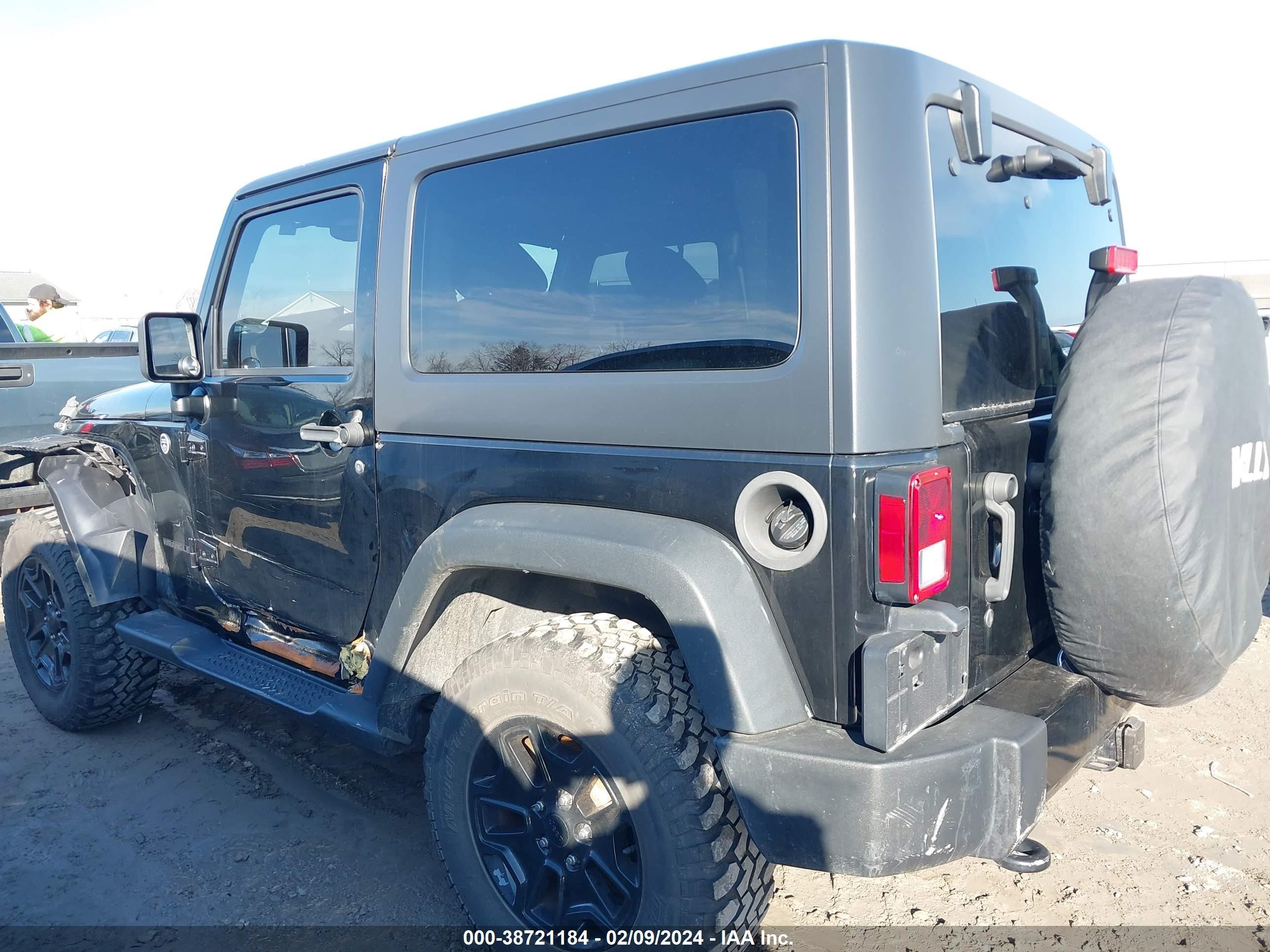 2015 Jeep Wrangler Sport vin: 1C4AJWAG1FL581791