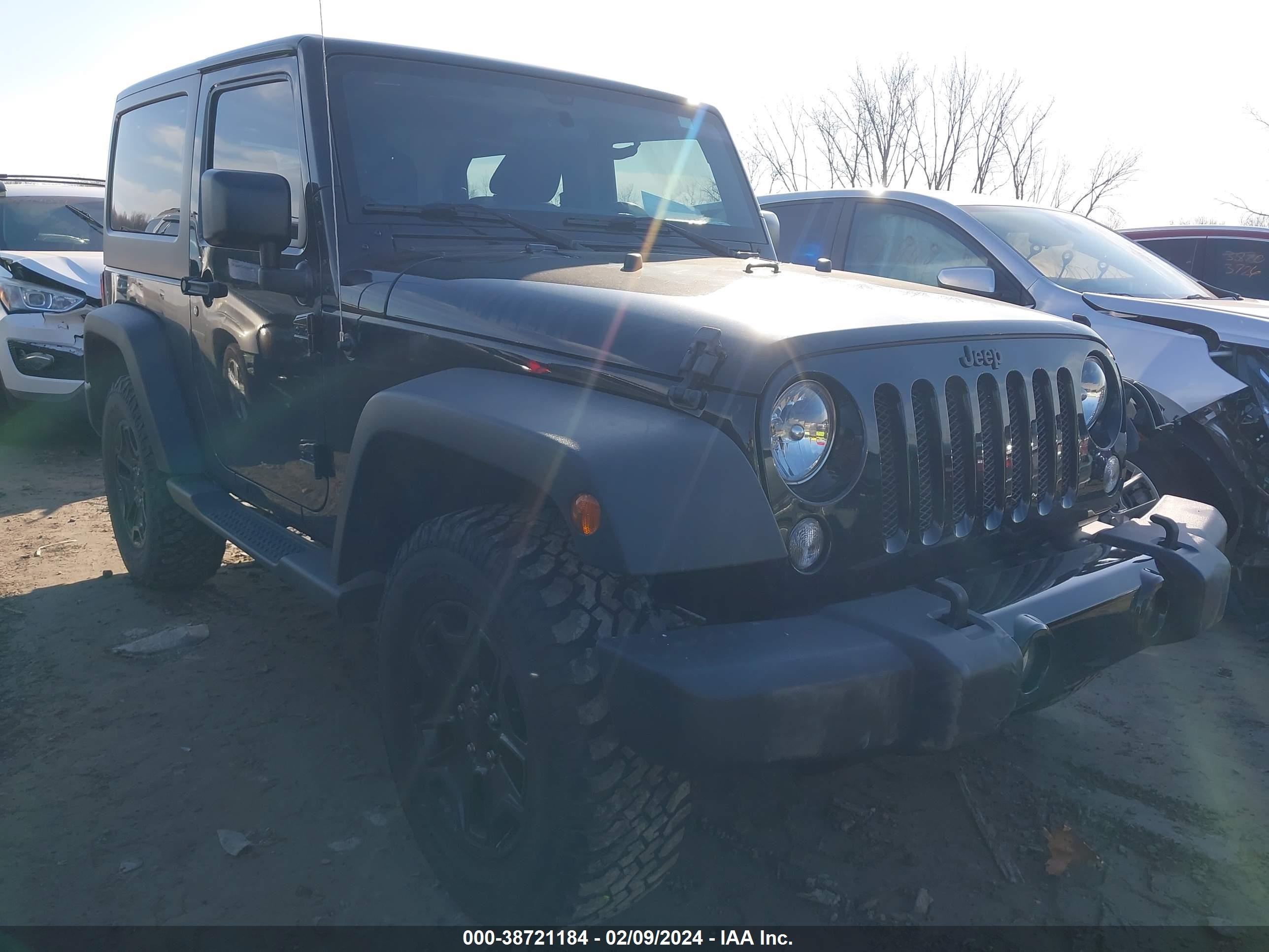 2015 Jeep Wrangler Sport vin: 1C4AJWAG1FL581791