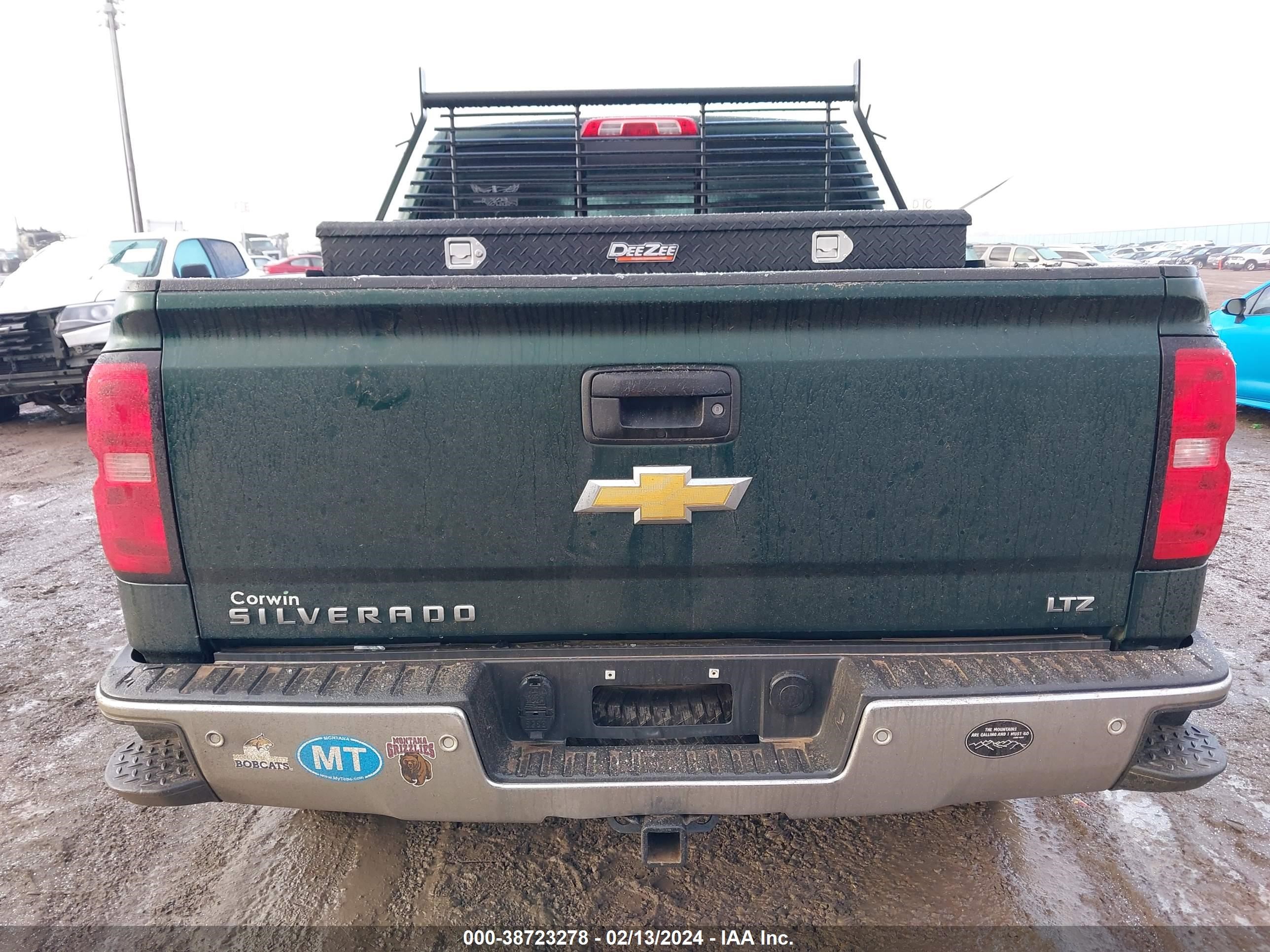 2015 Chevrolet Silverado 1500 1Lz vin: 3GCUKSEC0FG317906