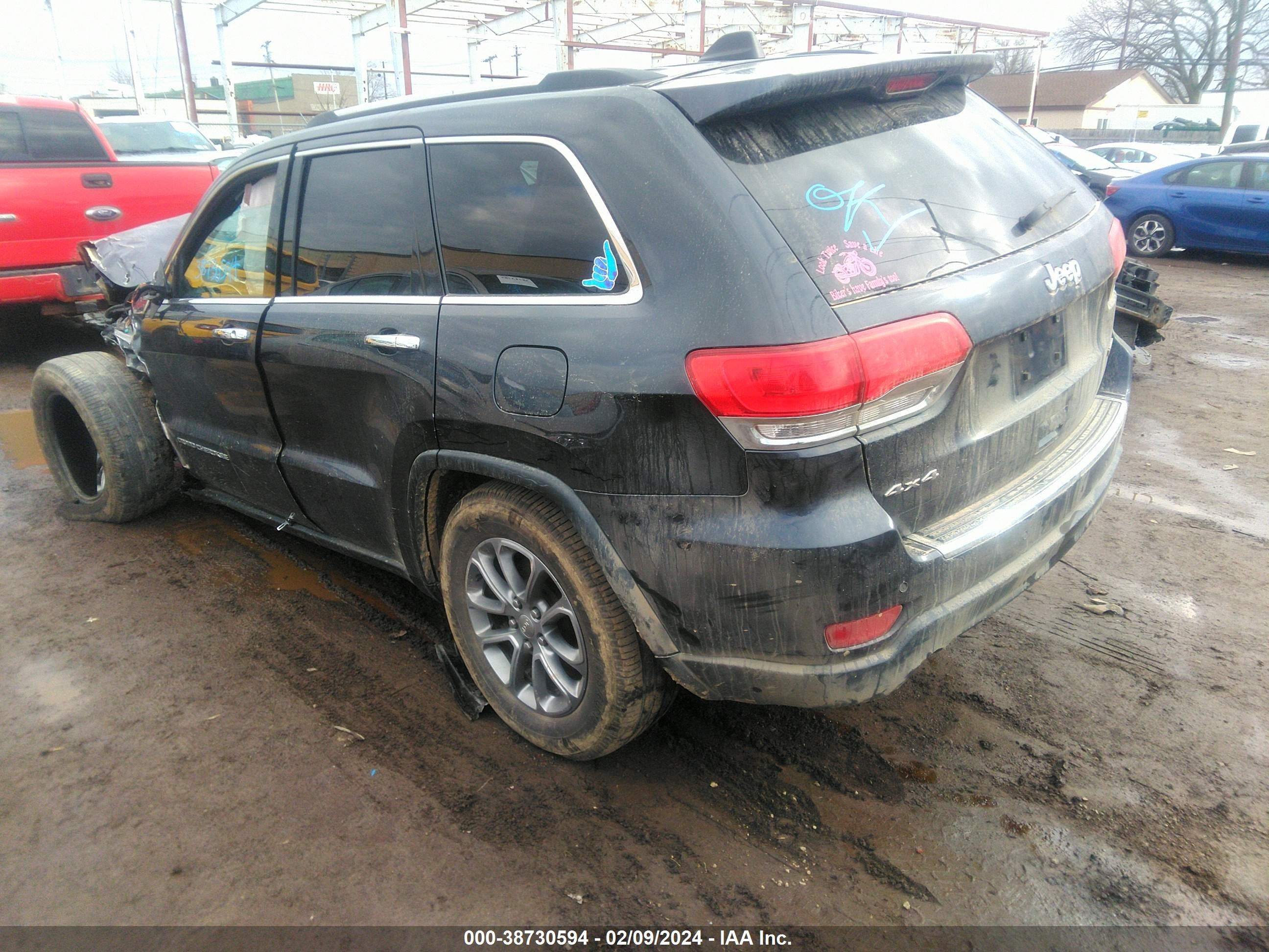 2014 Jeep Grand Cherokee Limited vin: 1C4RJFBG8EC334610