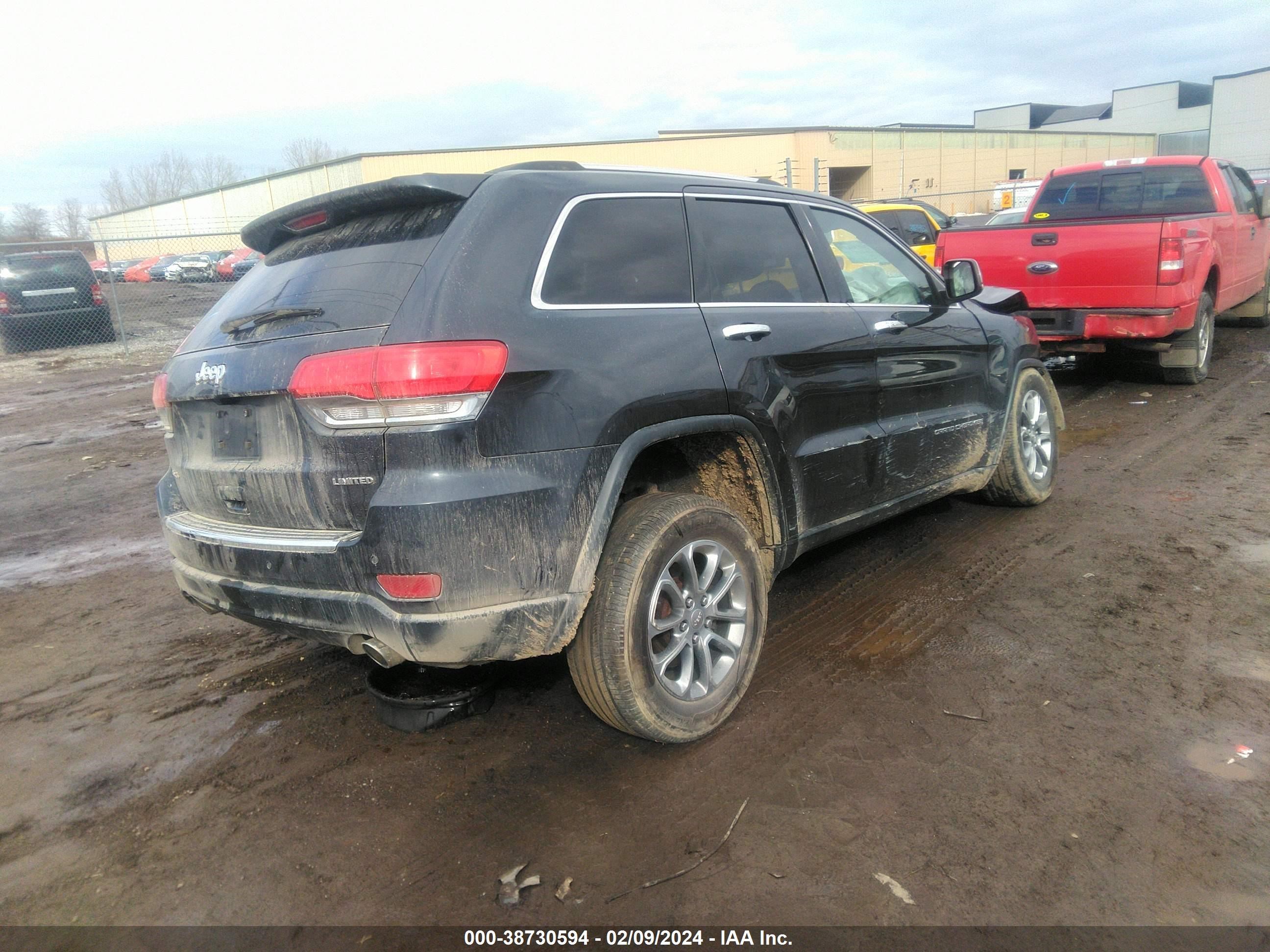 2014 Jeep Grand Cherokee Limited vin: 1C4RJFBG8EC334610