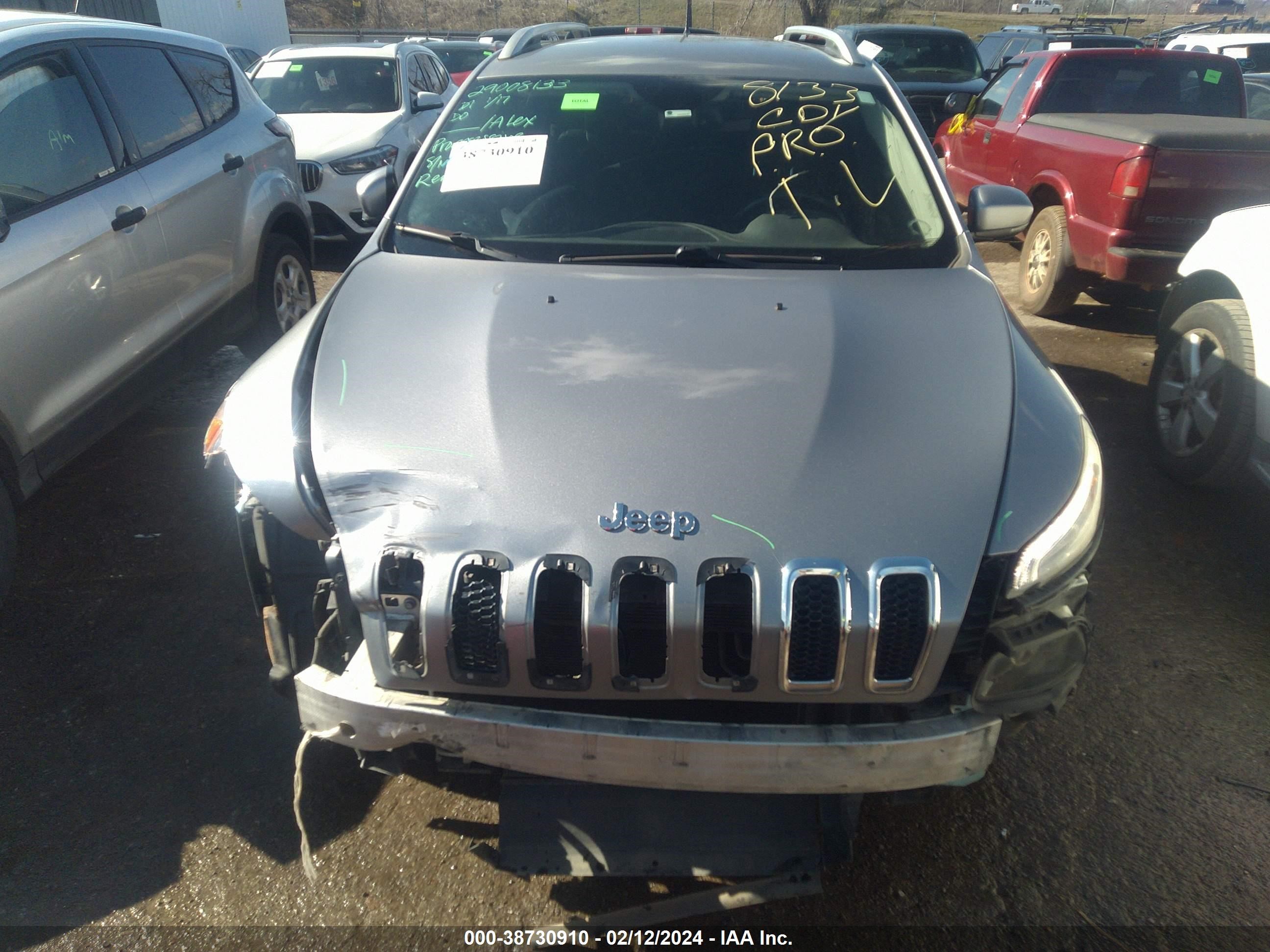 2016 Jeep Cherokee Limited vin: 1C4PJLDB3GW221902