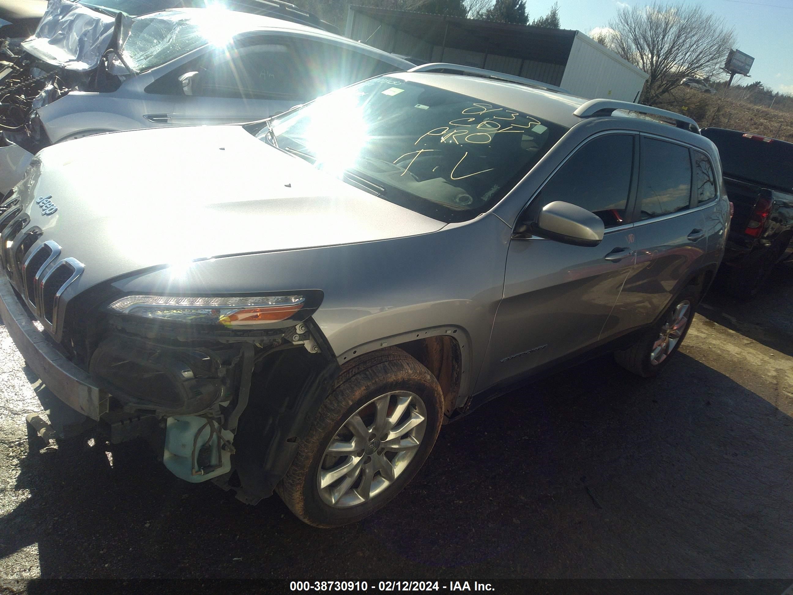 2016 Jeep Cherokee Limited vin: 1C4PJLDB3GW221902