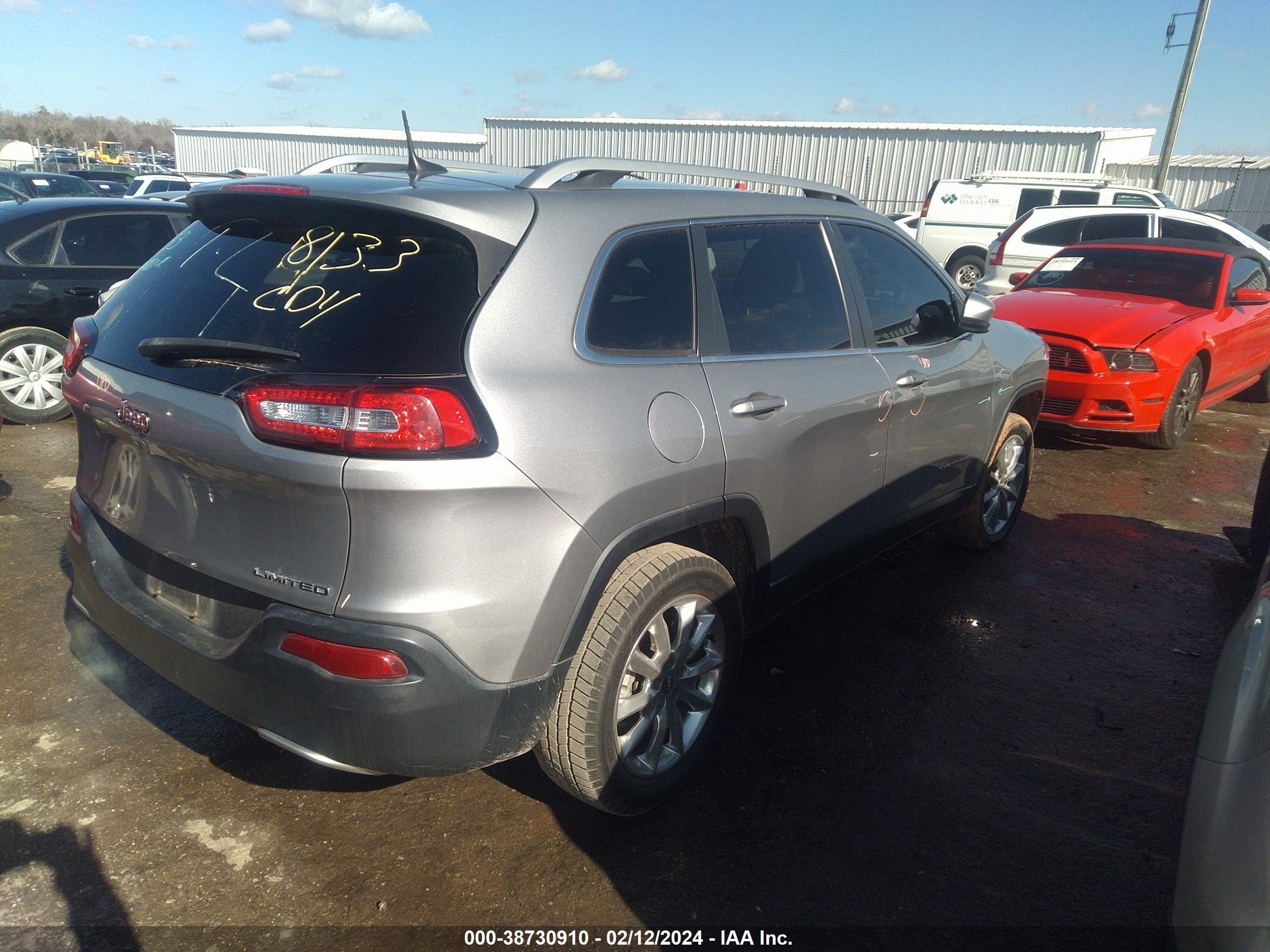 2016 Jeep Cherokee Limited vin: 1C4PJLDB3GW221902