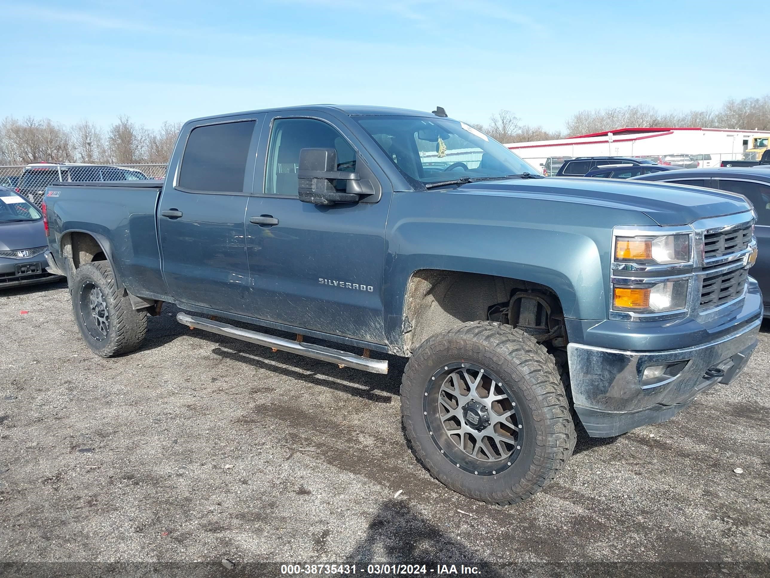 2014 Chevrolet Silverado 1500 2Lt vin: 3GCUKREC3EG281555