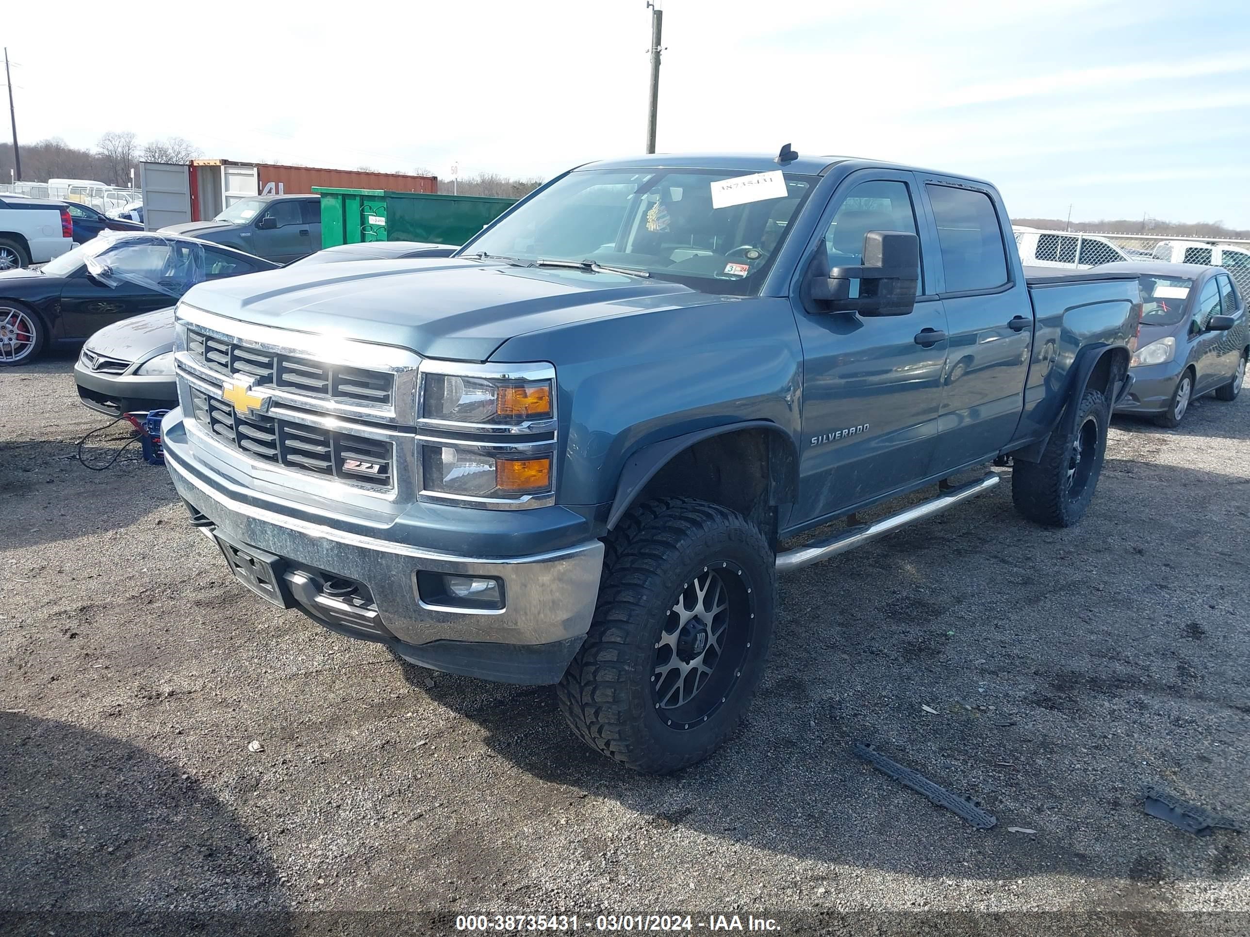 2014 Chevrolet Silverado 1500 2Lt vin: 3GCUKREC3EG281555