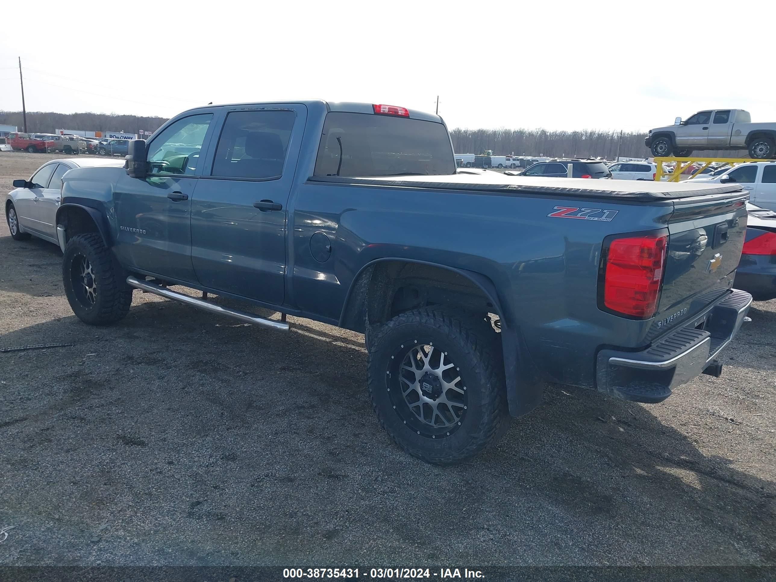 2014 Chevrolet Silverado 1500 2Lt vin: 3GCUKREC3EG281555