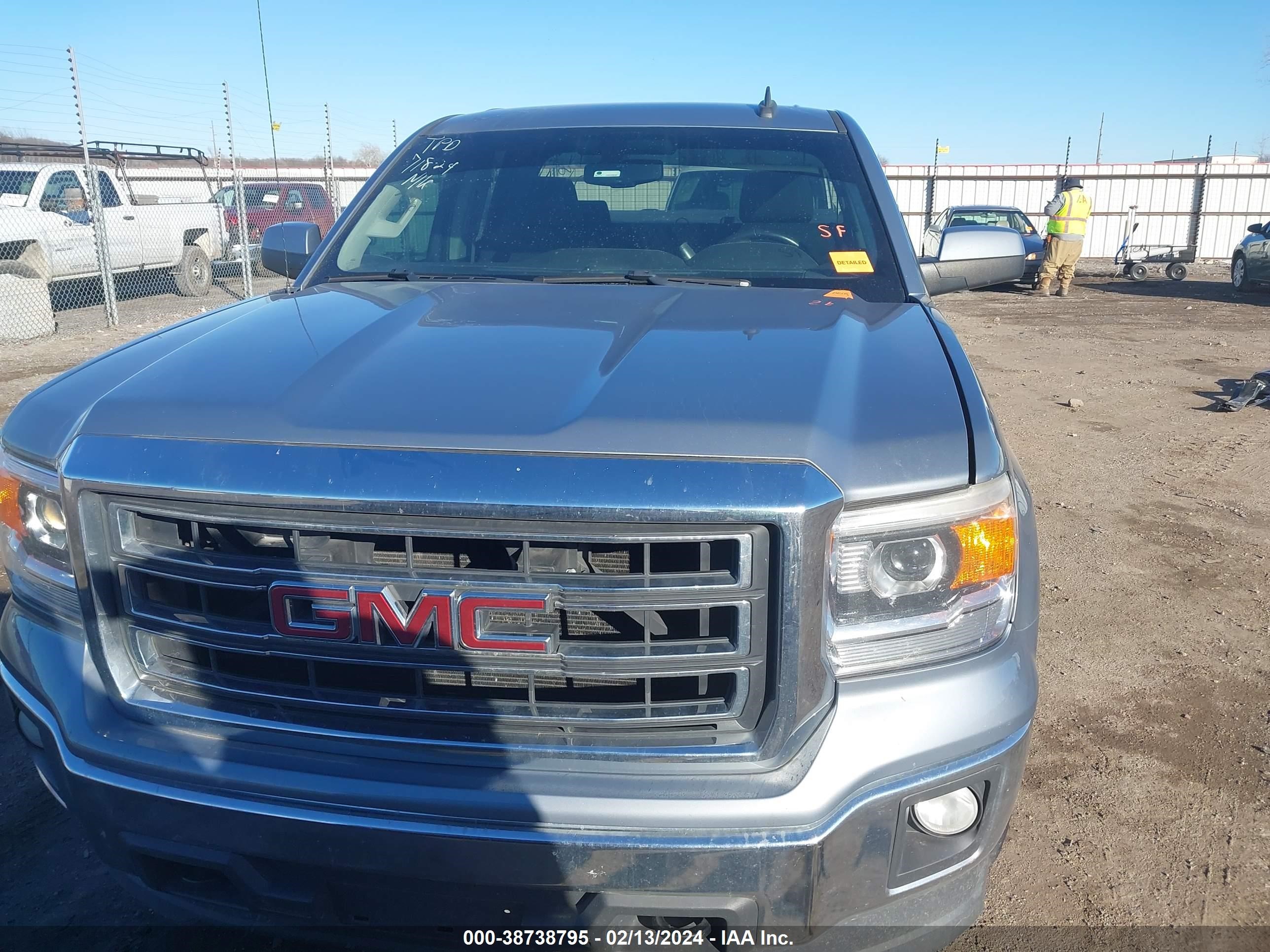 2015 GMC Sierra 1500 Sle vin: 1GTV2UEC0FZ295342