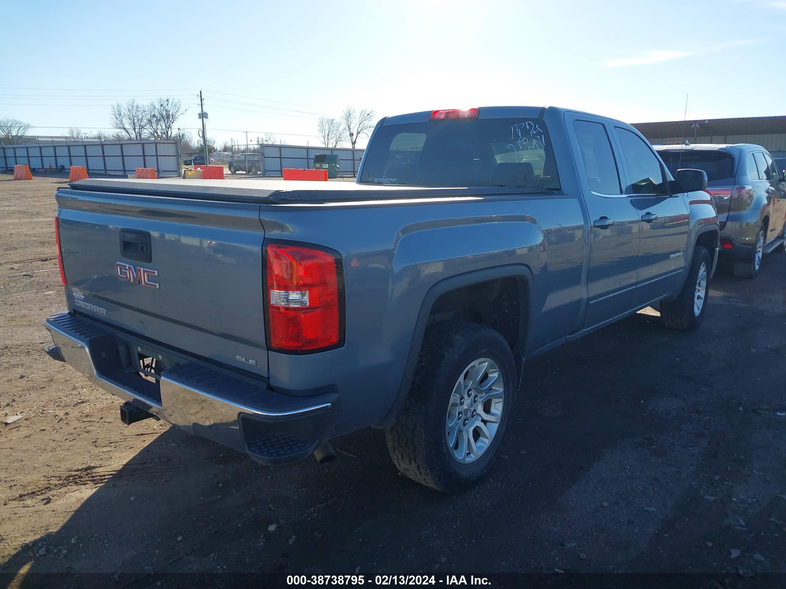 2015 GMC Sierra 1500 Sle vin: 1GTV2UEC0FZ295342