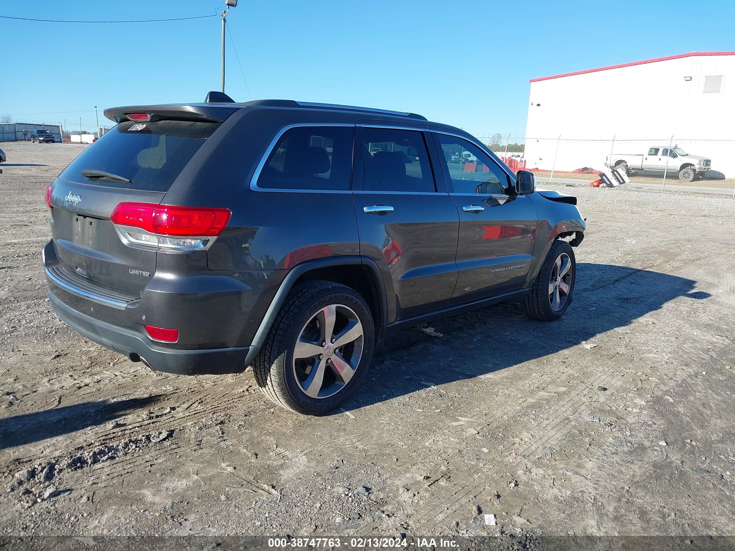 2015 Jeep Grand Cherokee Limited vin: 1C4RJEBGXFC199772