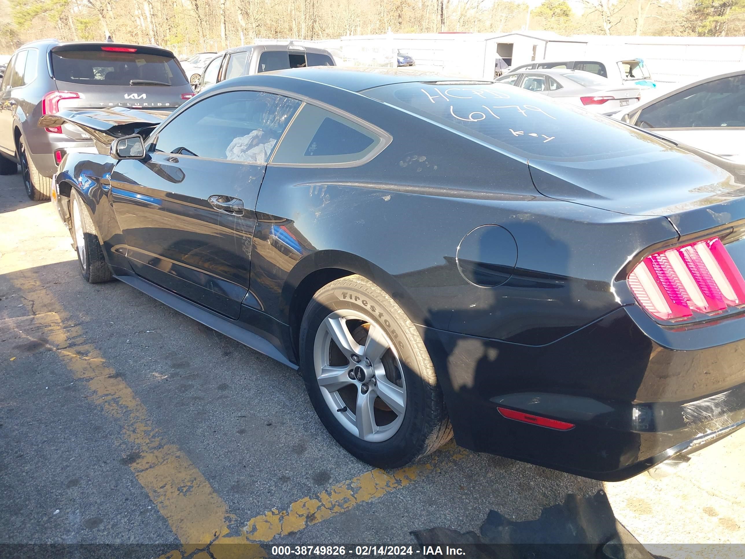 2017 Ford Mustang V6 vin: 1FA6P8AM9H5286179