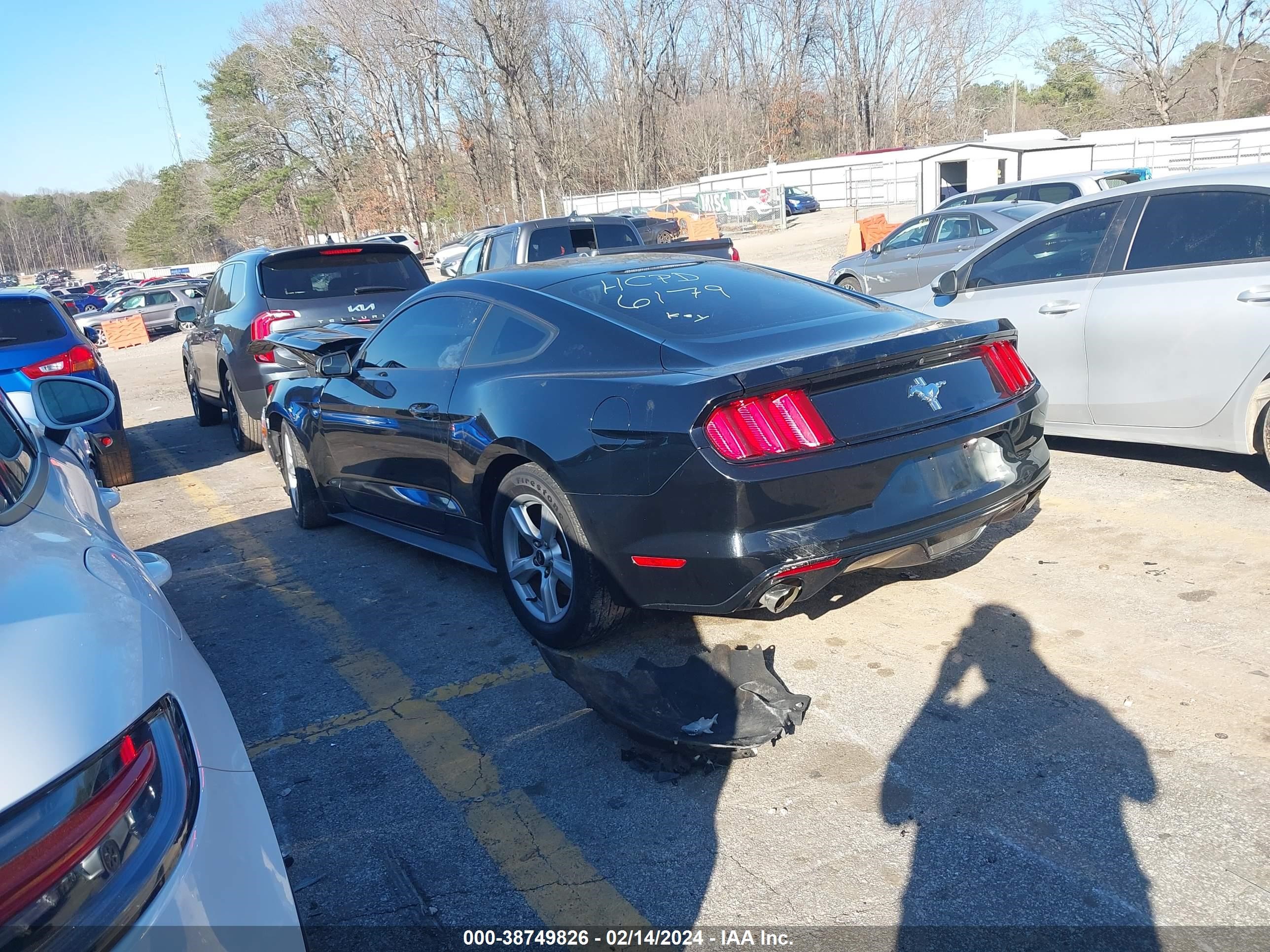 2017 Ford Mustang V6 vin: 1FA6P8AM9H5286179