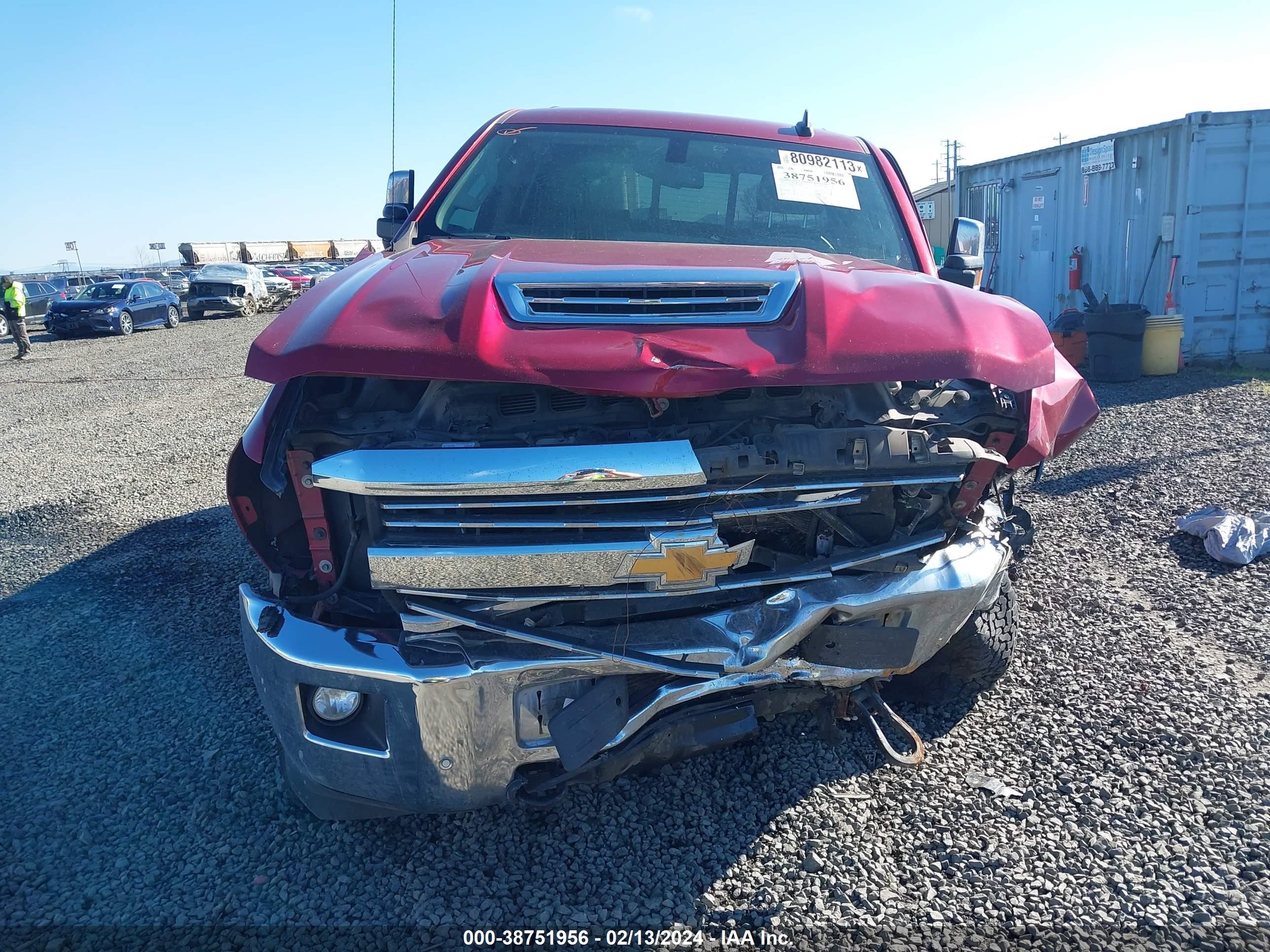 2018 Chevrolet Silverado 2500Hd Ltz vin: 1GC1KWEY6JF246985