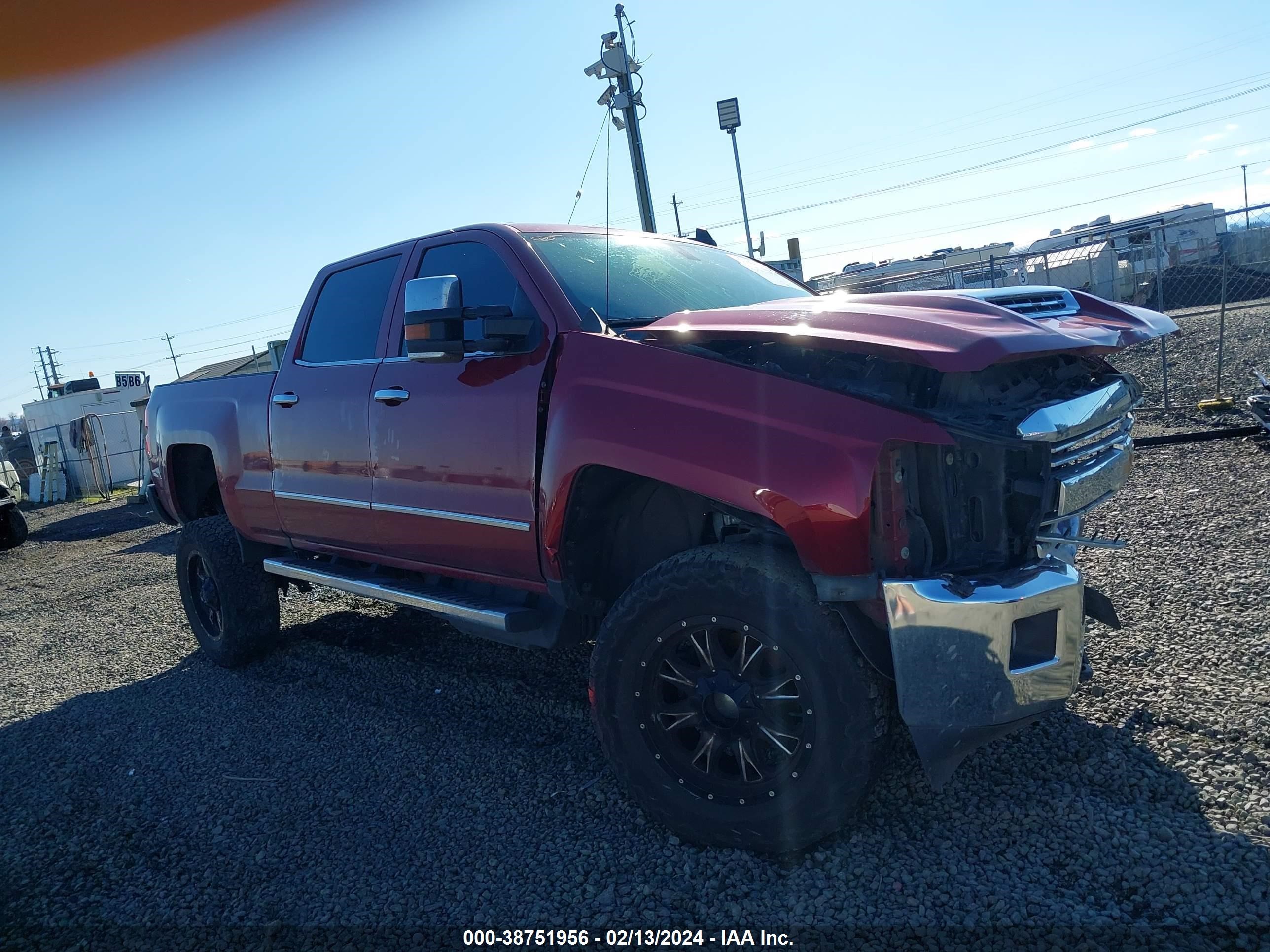 2018 Chevrolet Silverado 2500Hd Ltz vin: 1GC1KWEY6JF246985