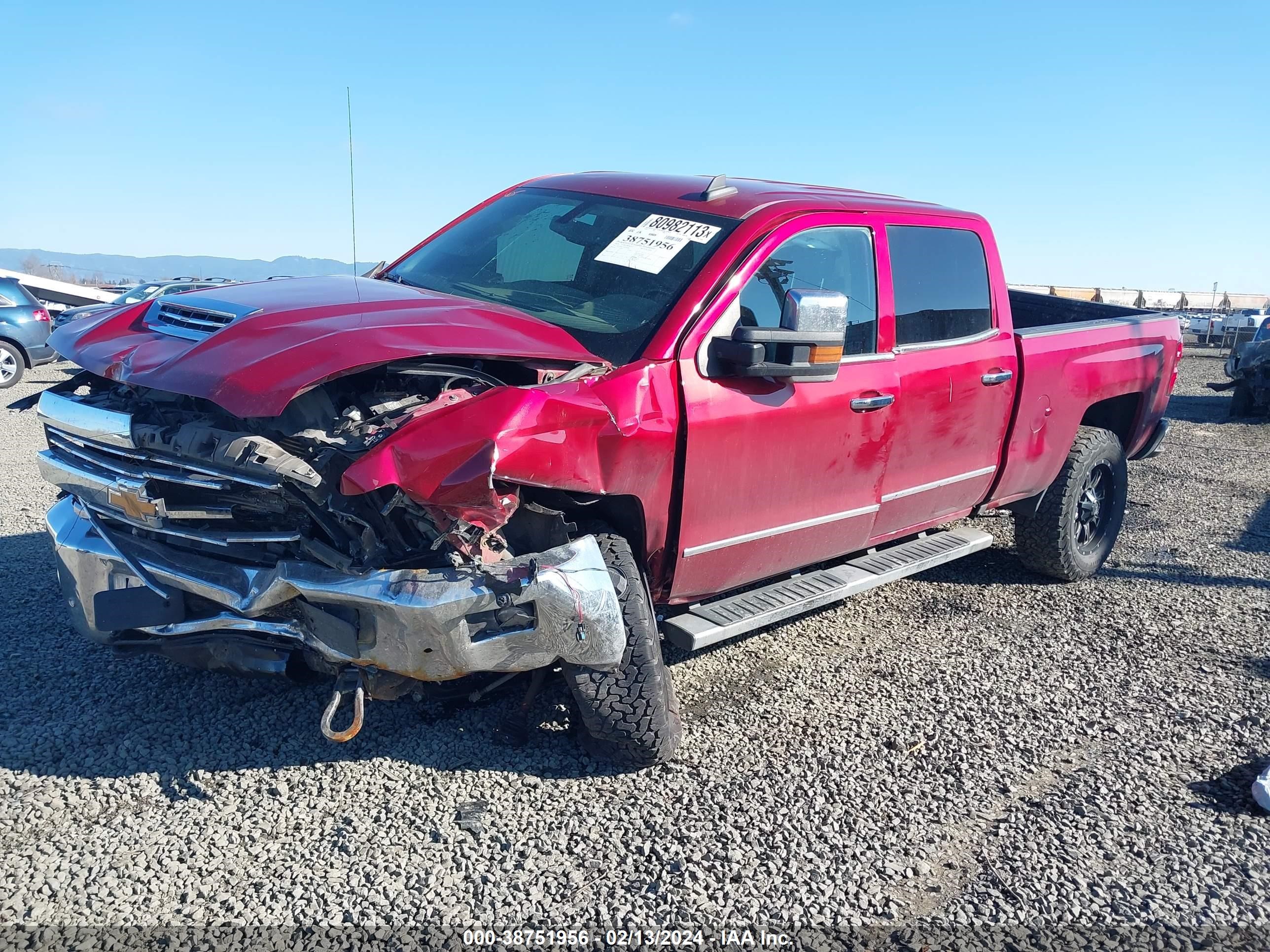 2018 Chevrolet Silverado 2500Hd Ltz vin: 1GC1KWEY6JF246985