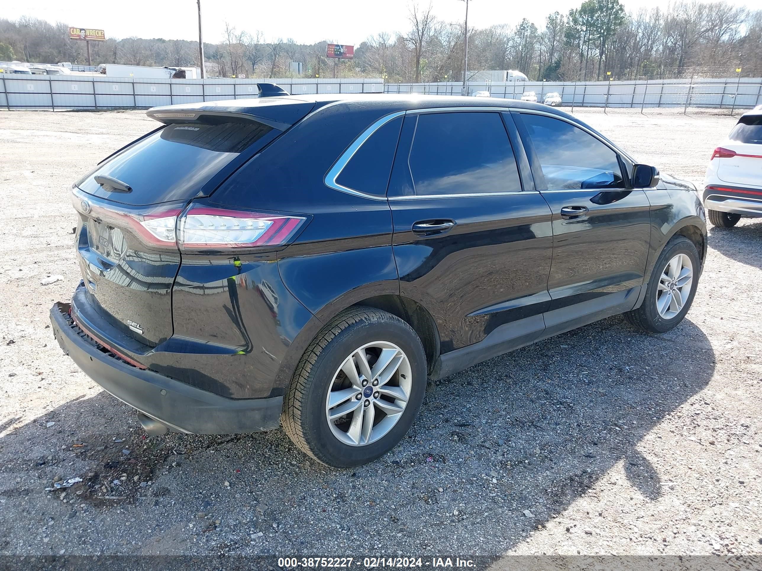 2018 Ford Edge Sel vin: 2FMPK3J96JBB64436