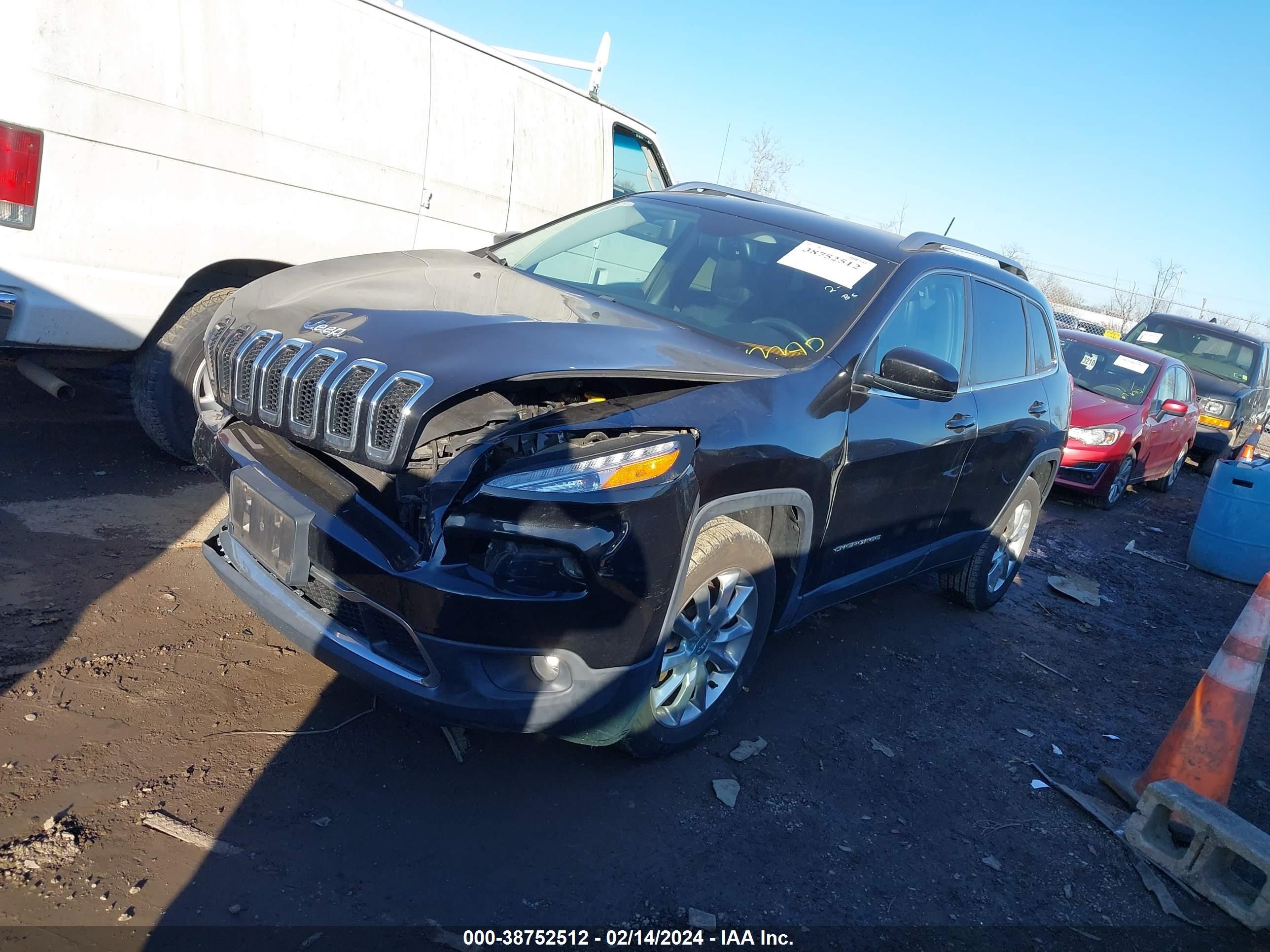 2015 Jeep Cherokee Limited vin: 1C4PJMDB3FW763957