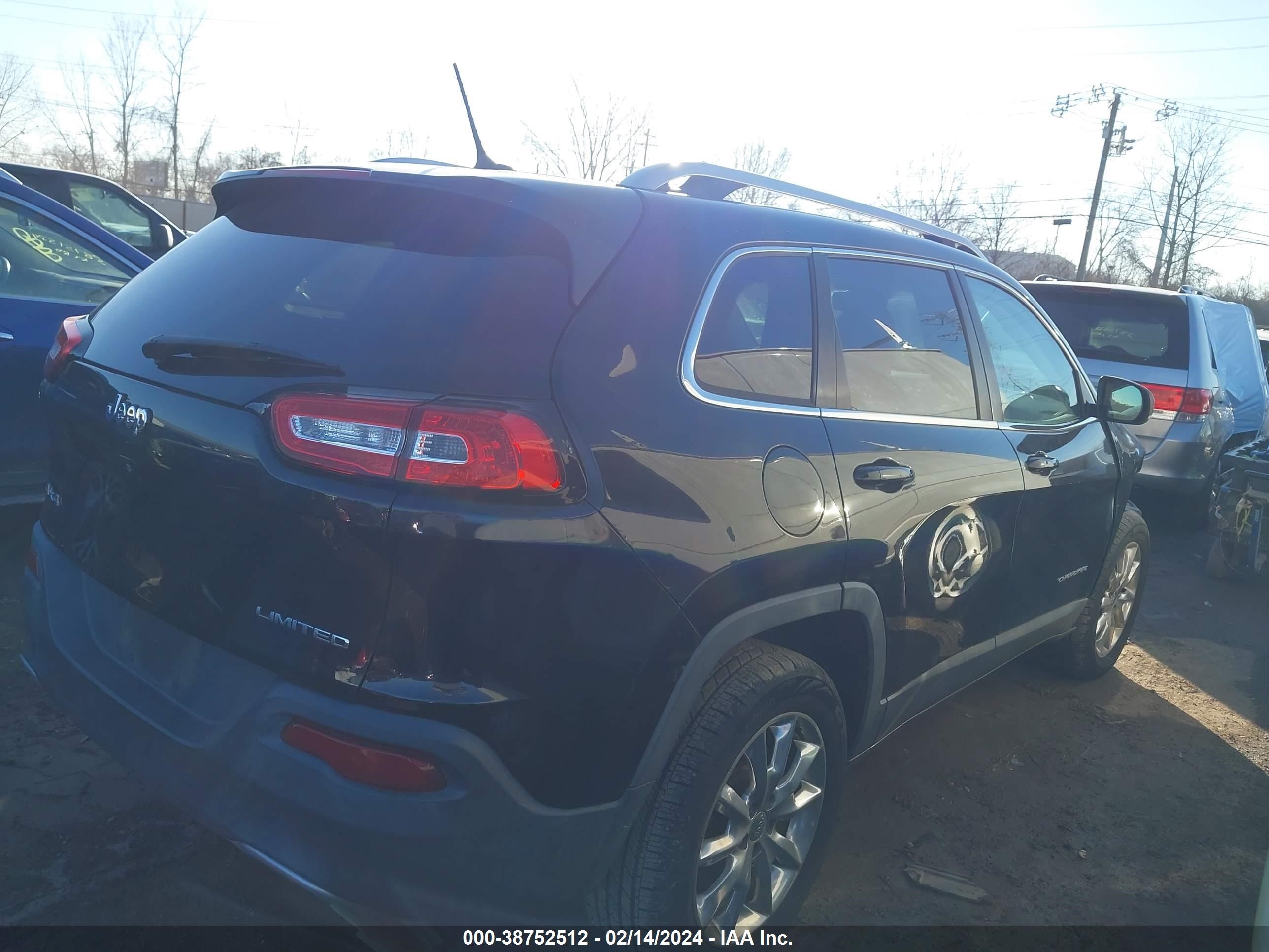 2015 Jeep Cherokee Limited vin: 1C4PJMDB3FW763957