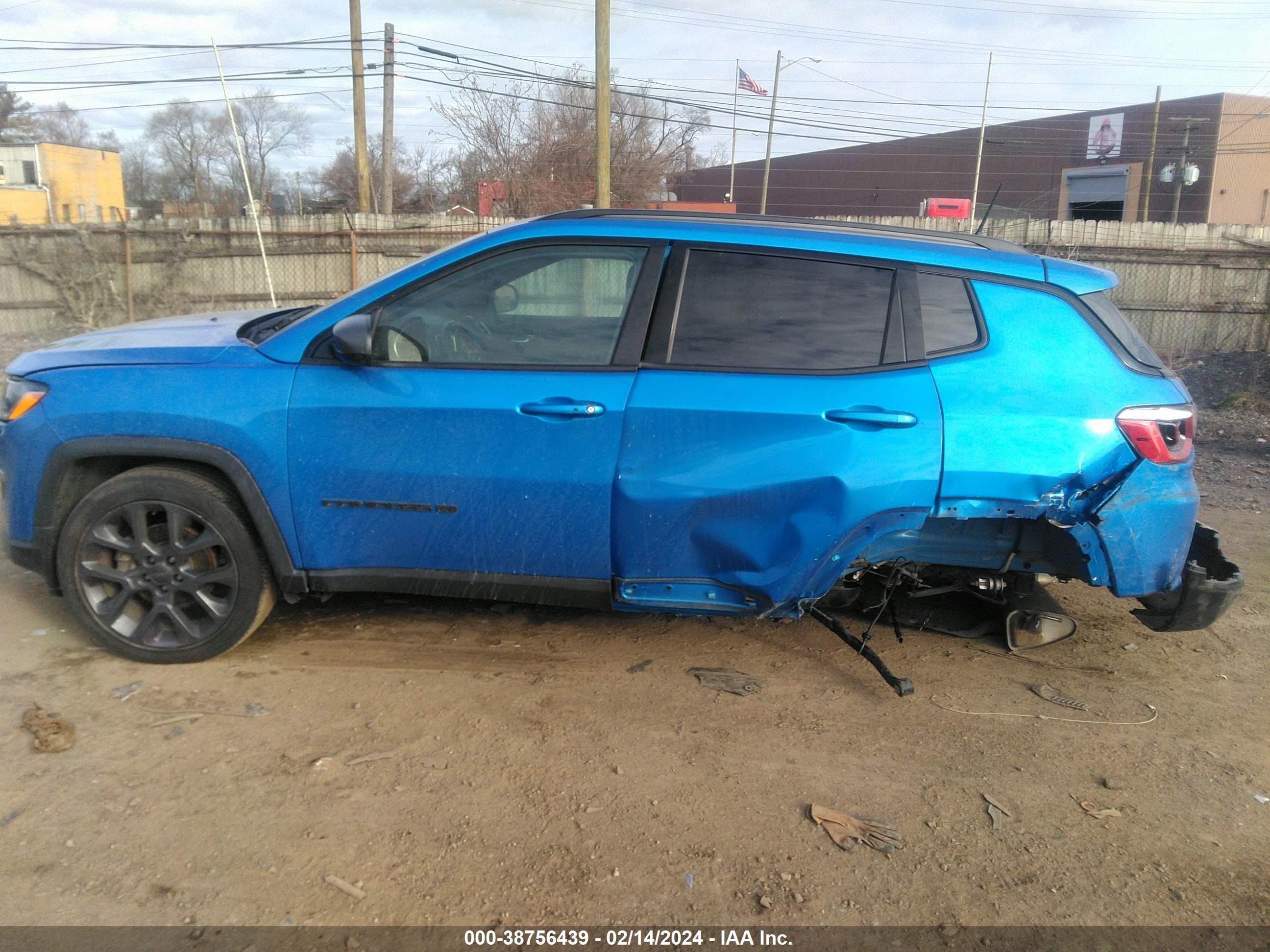 2021 Jeep Compass 80Th Anniversary 4X4 vin: 3C4NJDEB5MT549903