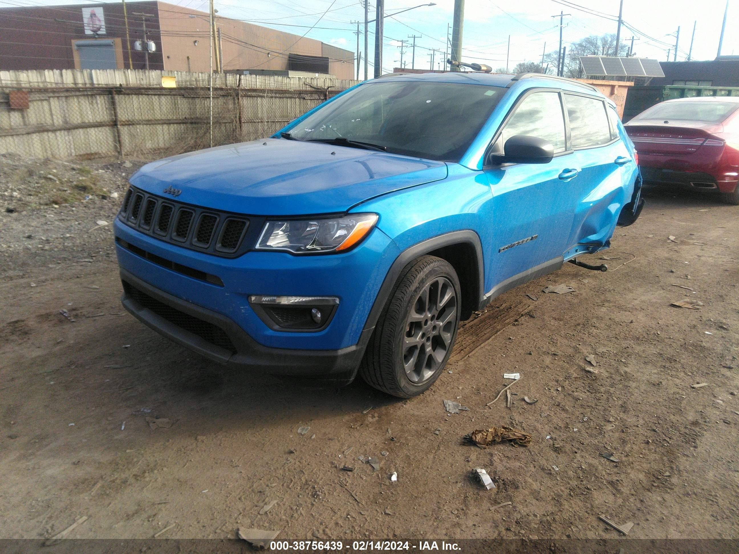 2021 Jeep Compass 80Th Anniversary 4X4 vin: 3C4NJDEB5MT549903