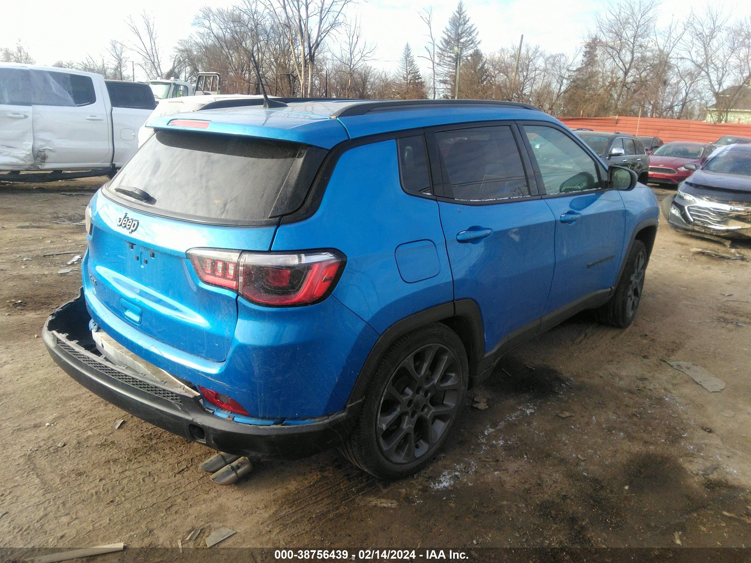 2021 Jeep Compass 80Th Anniversary 4X4 vin: 3C4NJDEB5MT549903