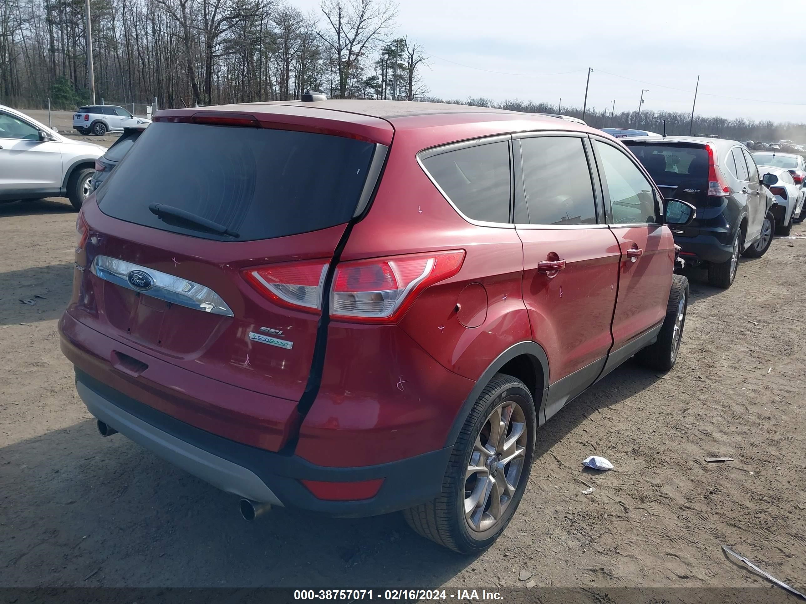 2013 Ford Escape Sel vin: 1FMCU0HX8DUA13494