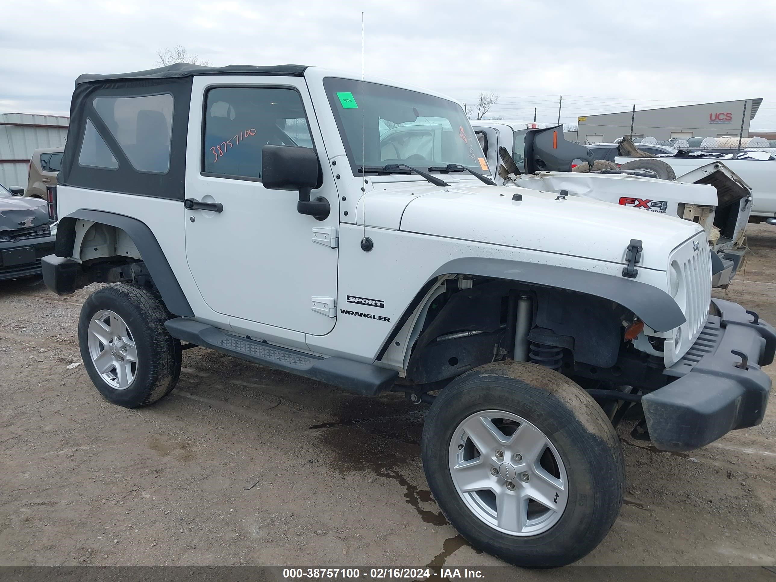 2015 Jeep Wrangler Sport vin: 1C4AJWAG1FL669997