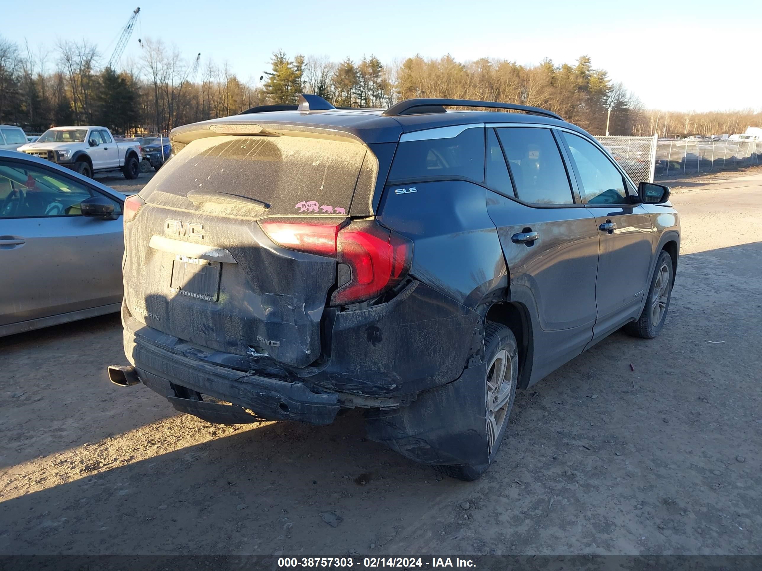 2018 GMC Terrain Sle vin: 3GKALTEX5JL302721