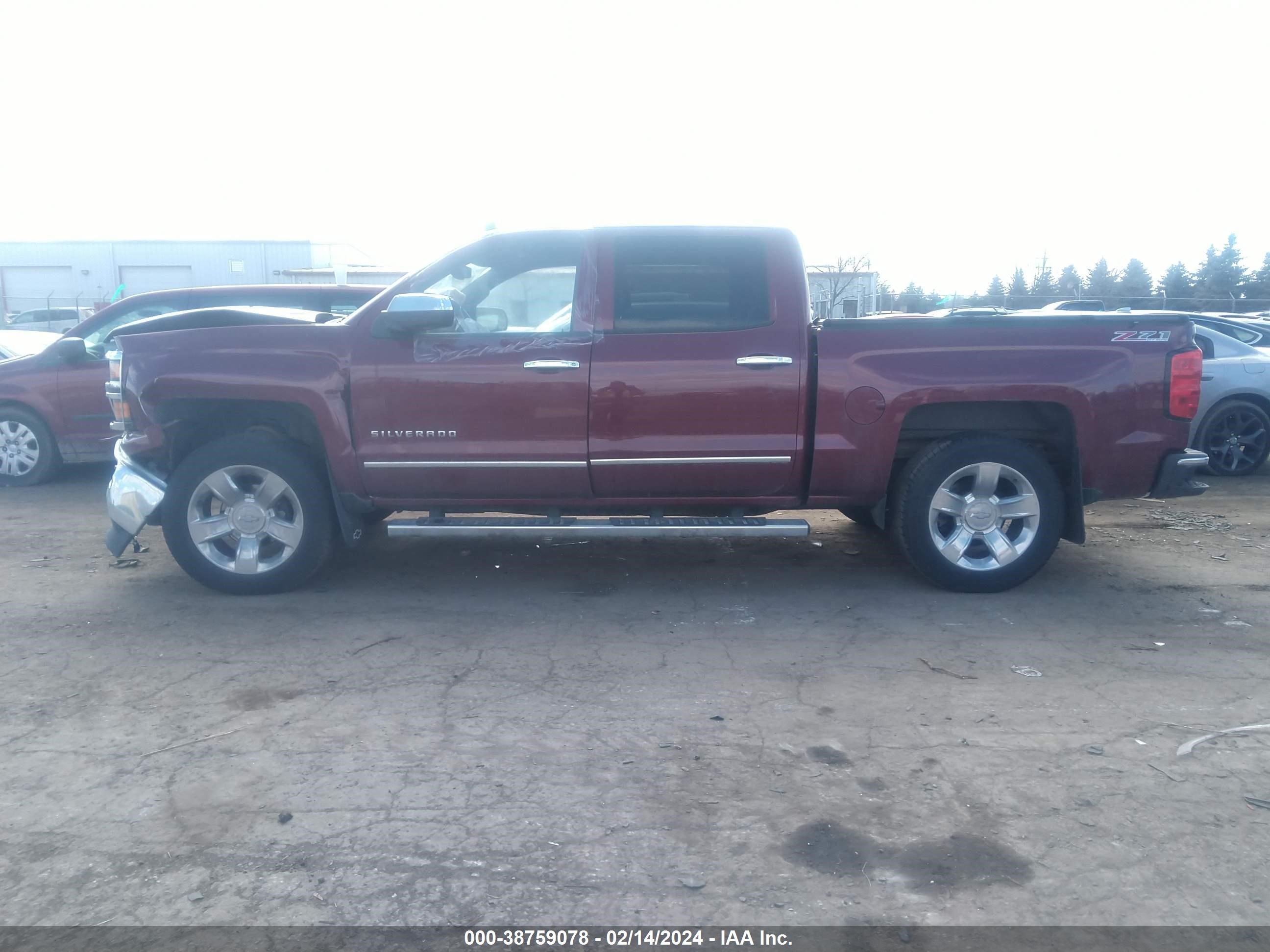 2014 Chevrolet Silverado 1500 2Lz vin: 3GCUKSEC4EG125399