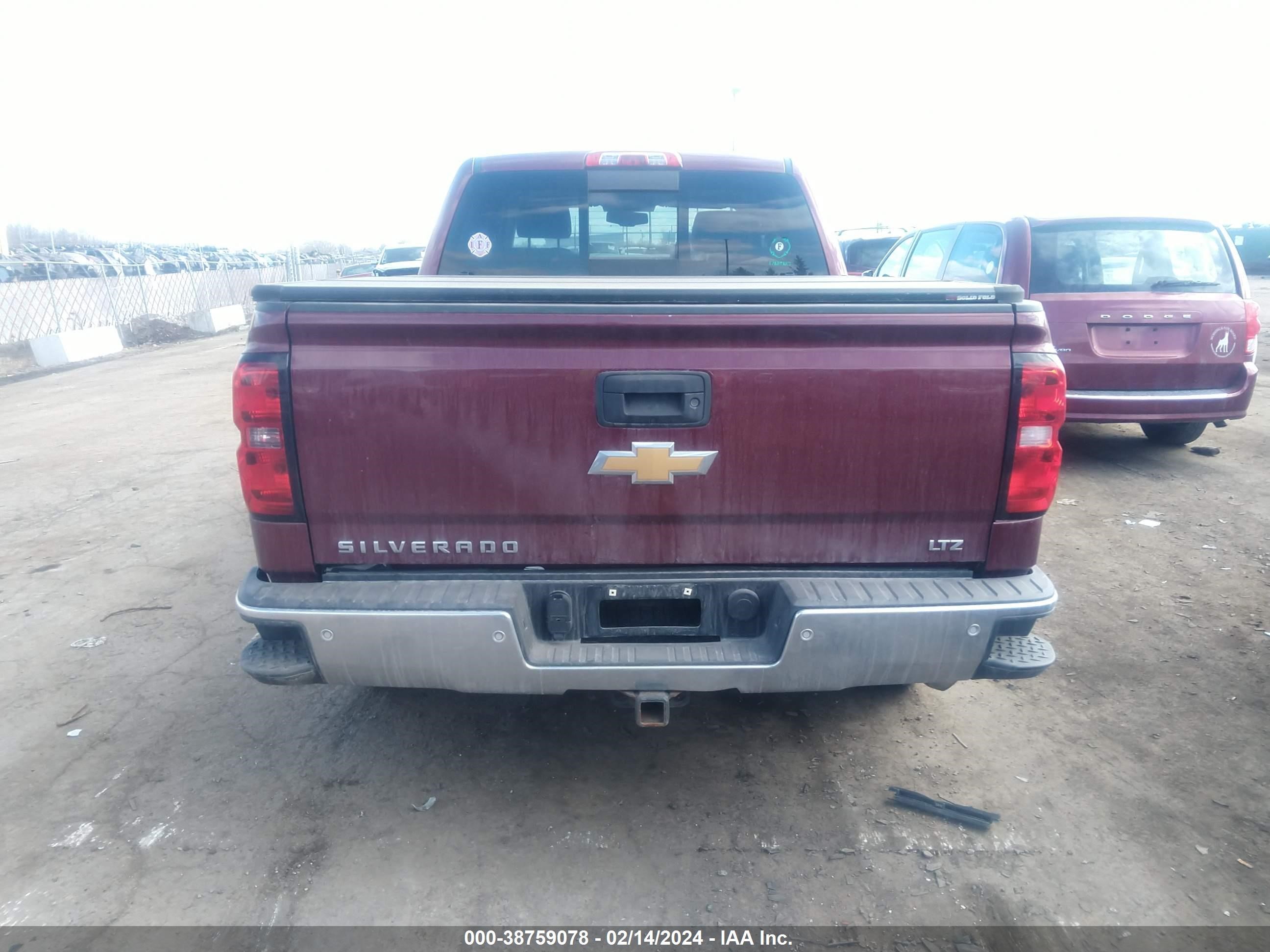 2014 Chevrolet Silverado 1500 2Lz vin: 3GCUKSEC4EG125399